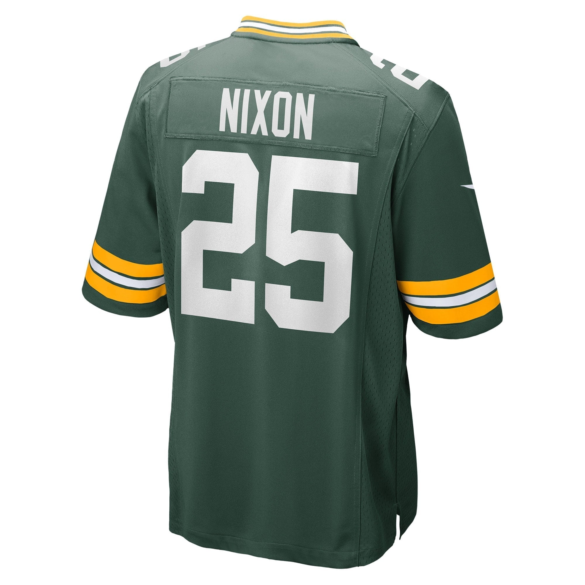 Men's Nike Keisean Nixon Green Green Bay Packers Game Player Jersey