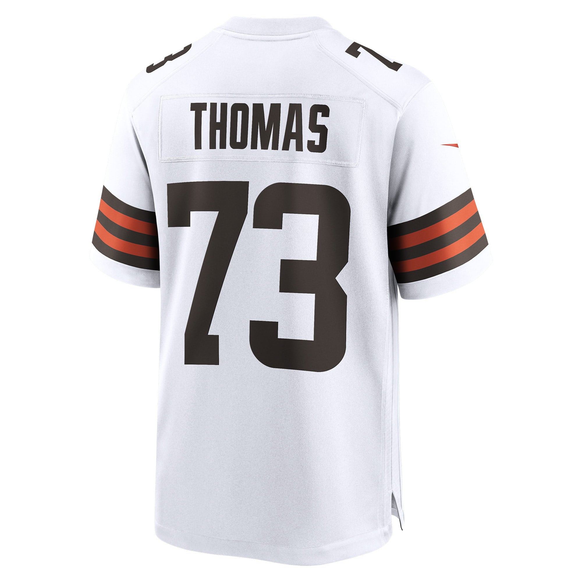 Men's Nike Joe Thomas White Cleveland Browns Retired Game Player Jersey