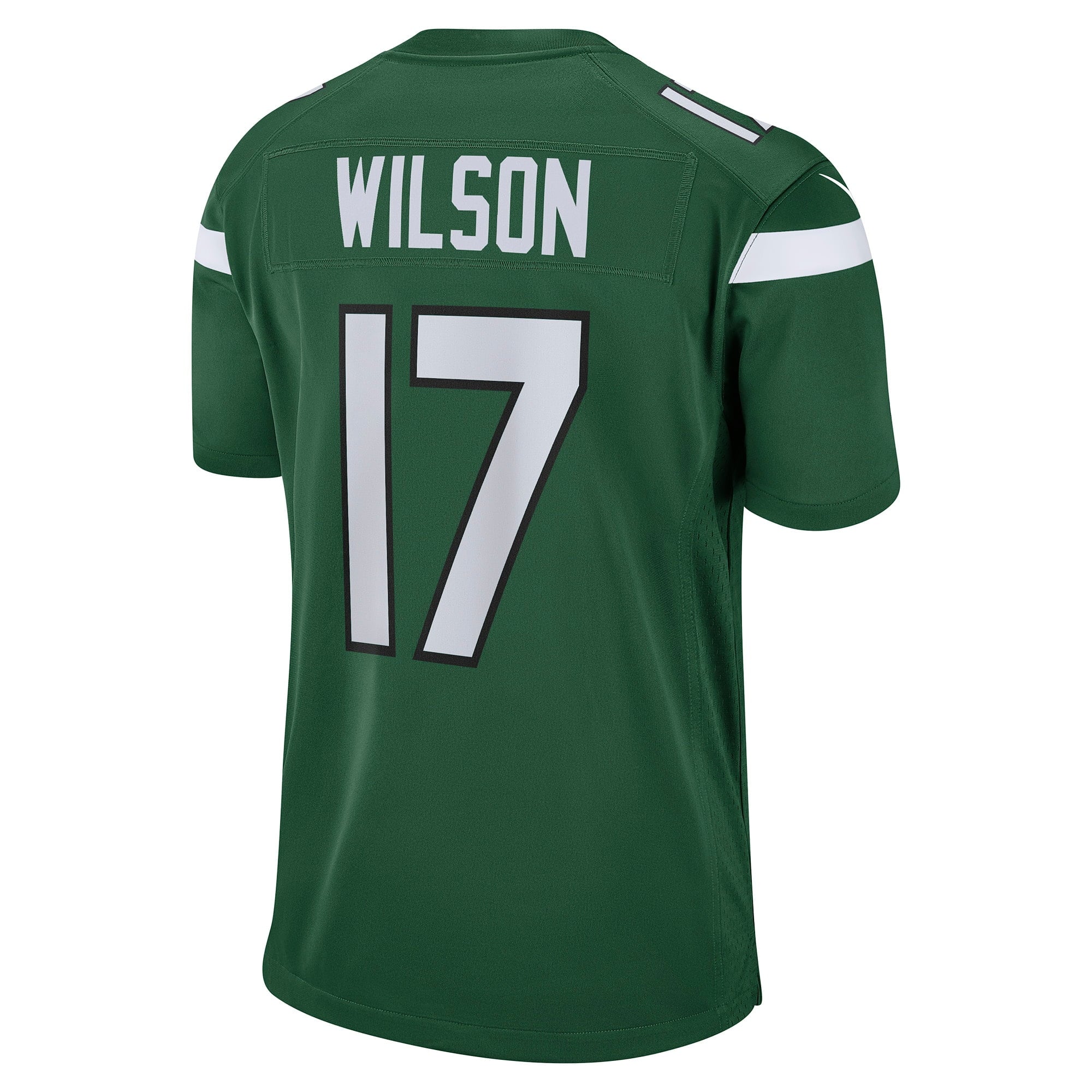Men's Nike Garrett Wilson Green New York Jets Player Game Jersey