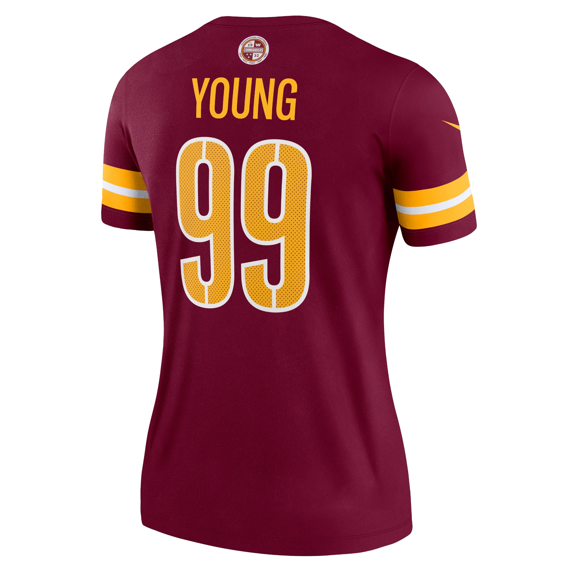 Chase Young Washington Commanders Nike Women's Legend Jersey - Burgundy