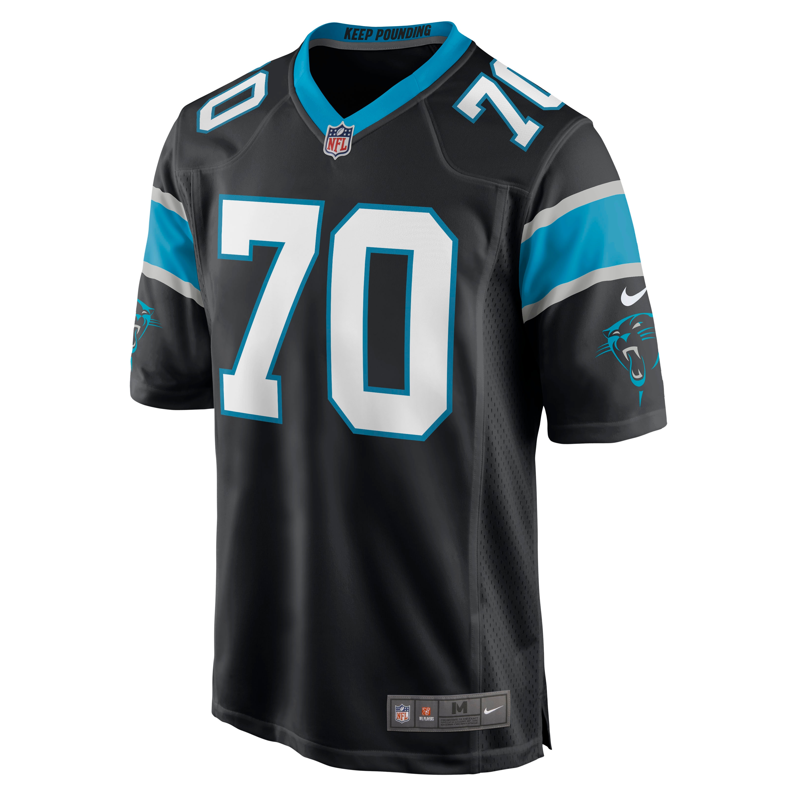 Brady Christensen Carolina Panthers Nike Game Jersey - Black