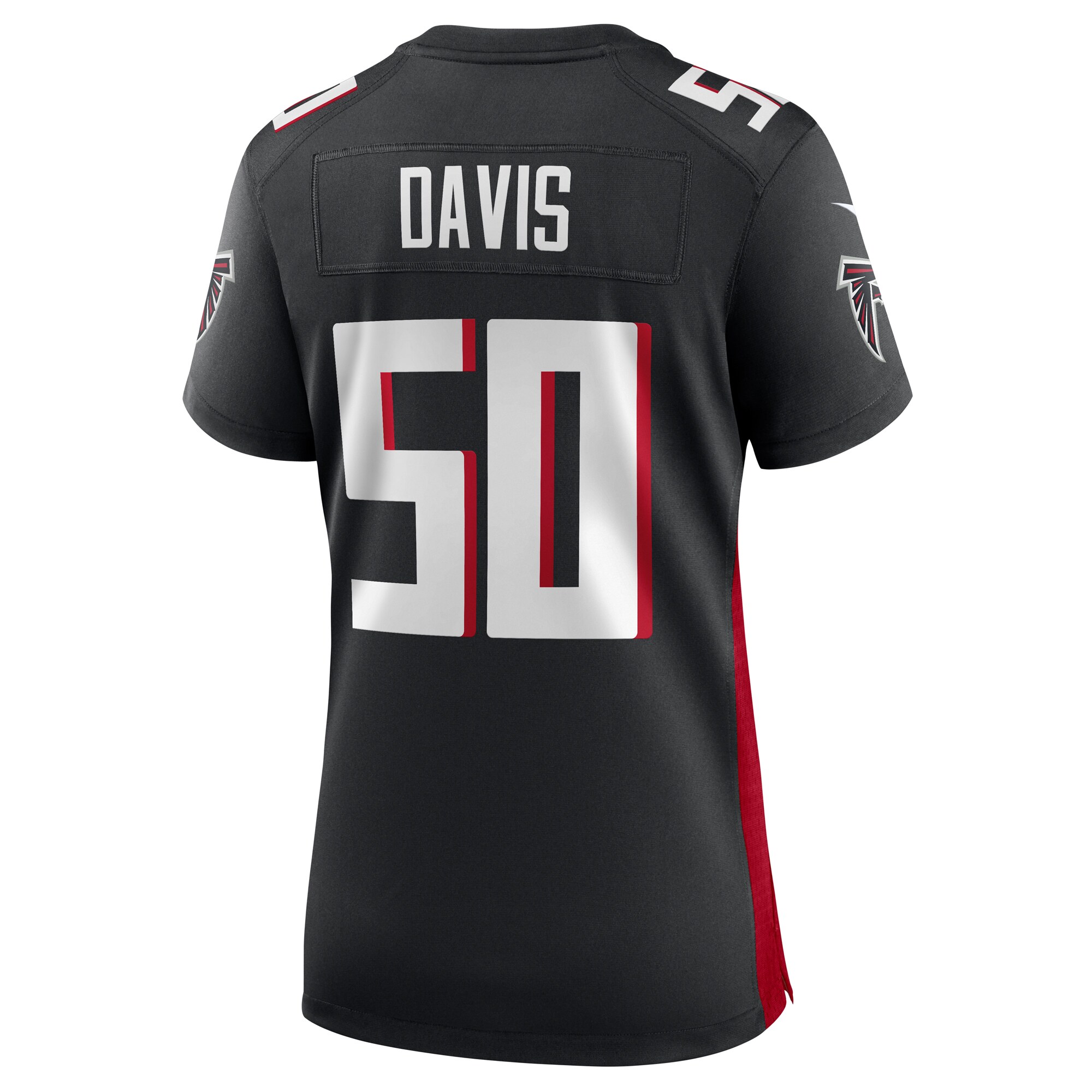 Tae Davis Atlanta Falcons Nike Women's Team Game Jersey -  Black