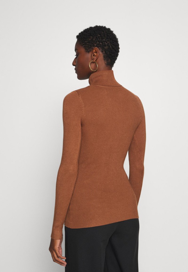 Clearance Anna Field TURTLE NECK – Jersey De Punto – Brown, Mujer L