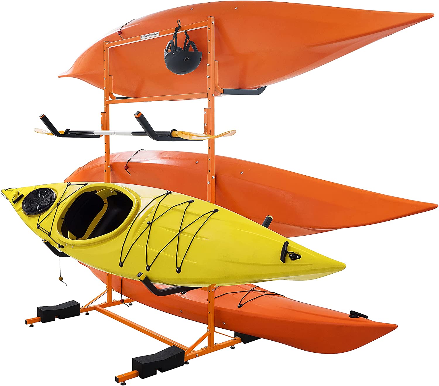 1233 RAD Sportz Tall Stand Freestanding Heavy Duty Kayak Rack Two Kayak Storage 74