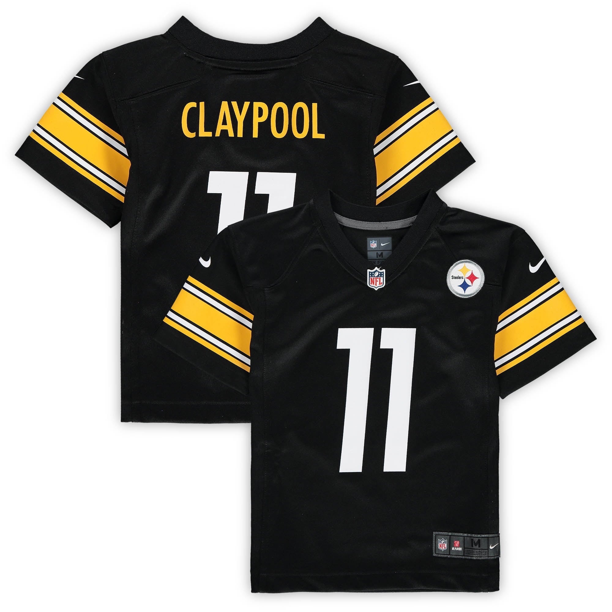 Preschool Nike Chase Claypool Black Pittsburgh Steelers Game Jersey