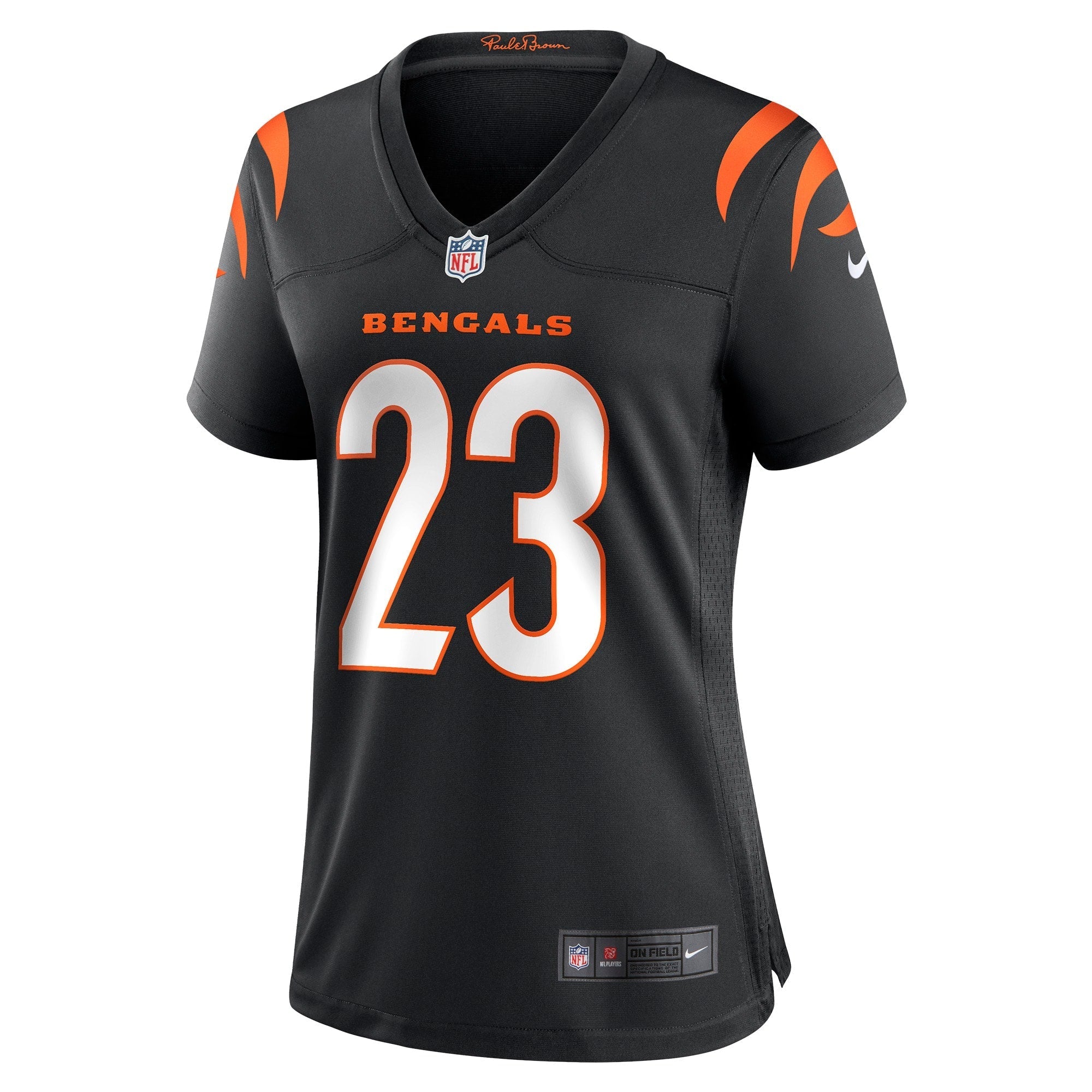 Women's Nike Daxton Hill Black Cincinnati Bengals Player Game Jersey
