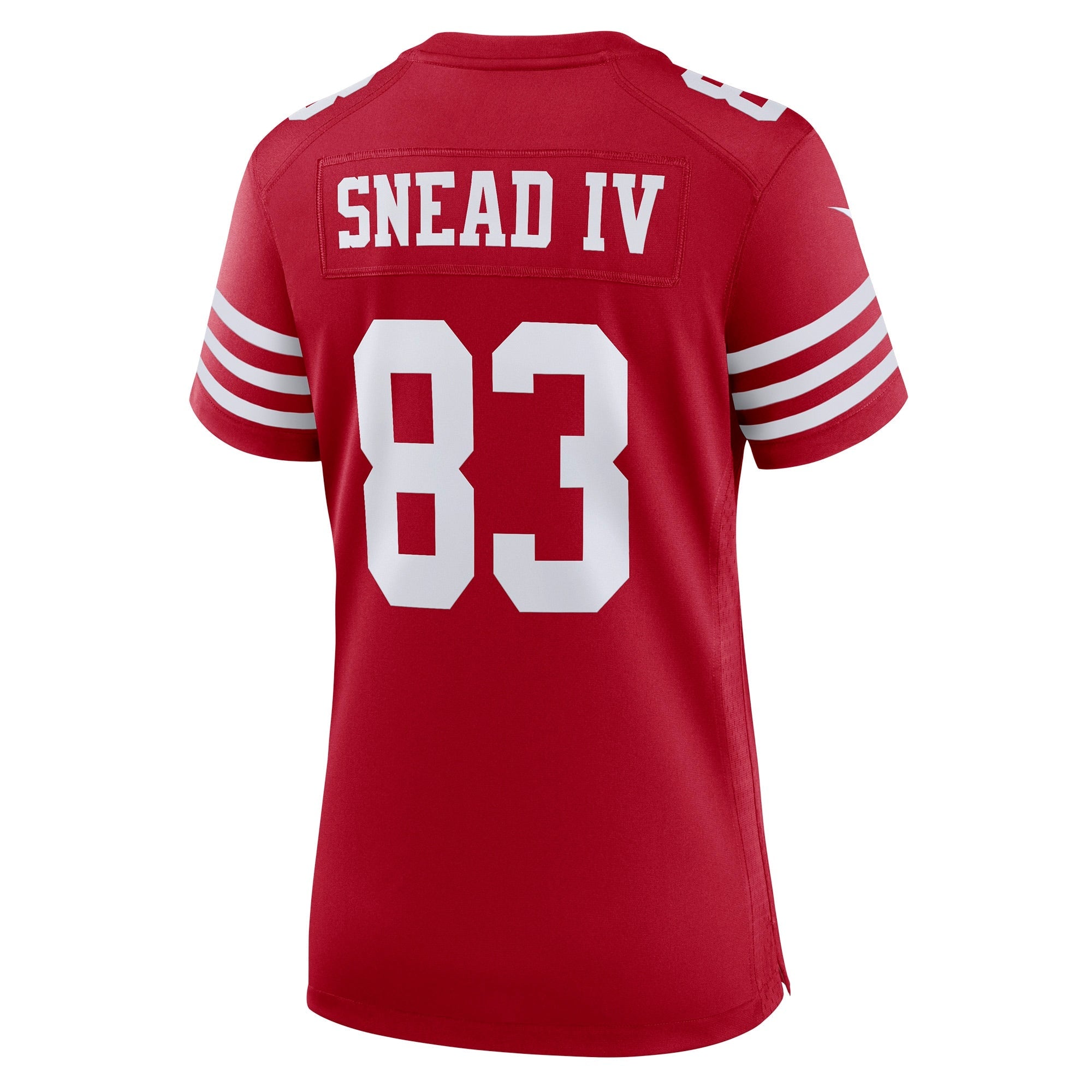 Women's Nike Willie Snead IV Scarlet San Francisco 49ers Game Player Jersey