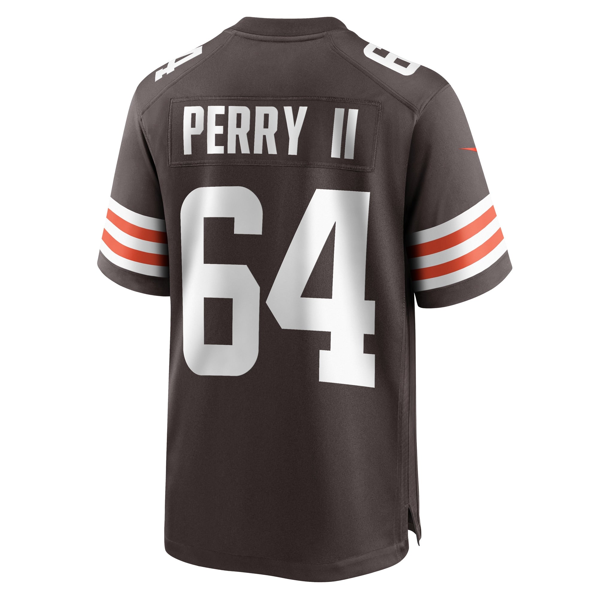 Men's Nike Roderick Perry II Brown Cleveland Browns Game Player Jersey