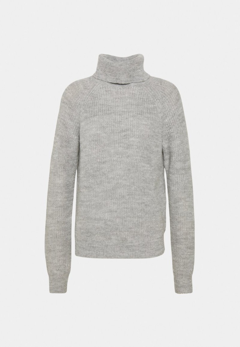 Discount Anna Field WOOL BLEND TURTLENECK – Jersey De Punto – Mottled Light Grey, Mujer L