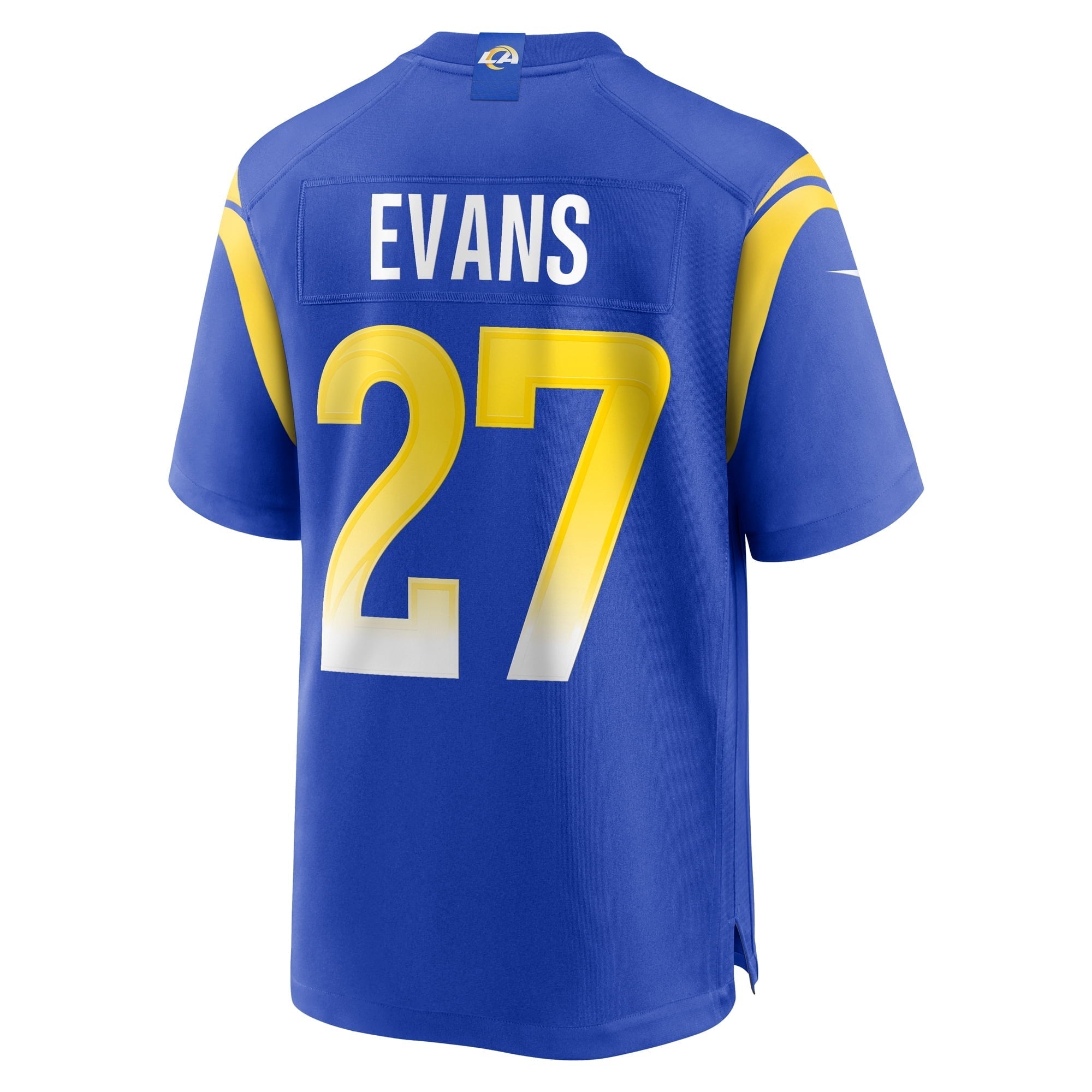 Men's Nike Tiyon Evans Royal Los Angeles Rams Home Game Jersey