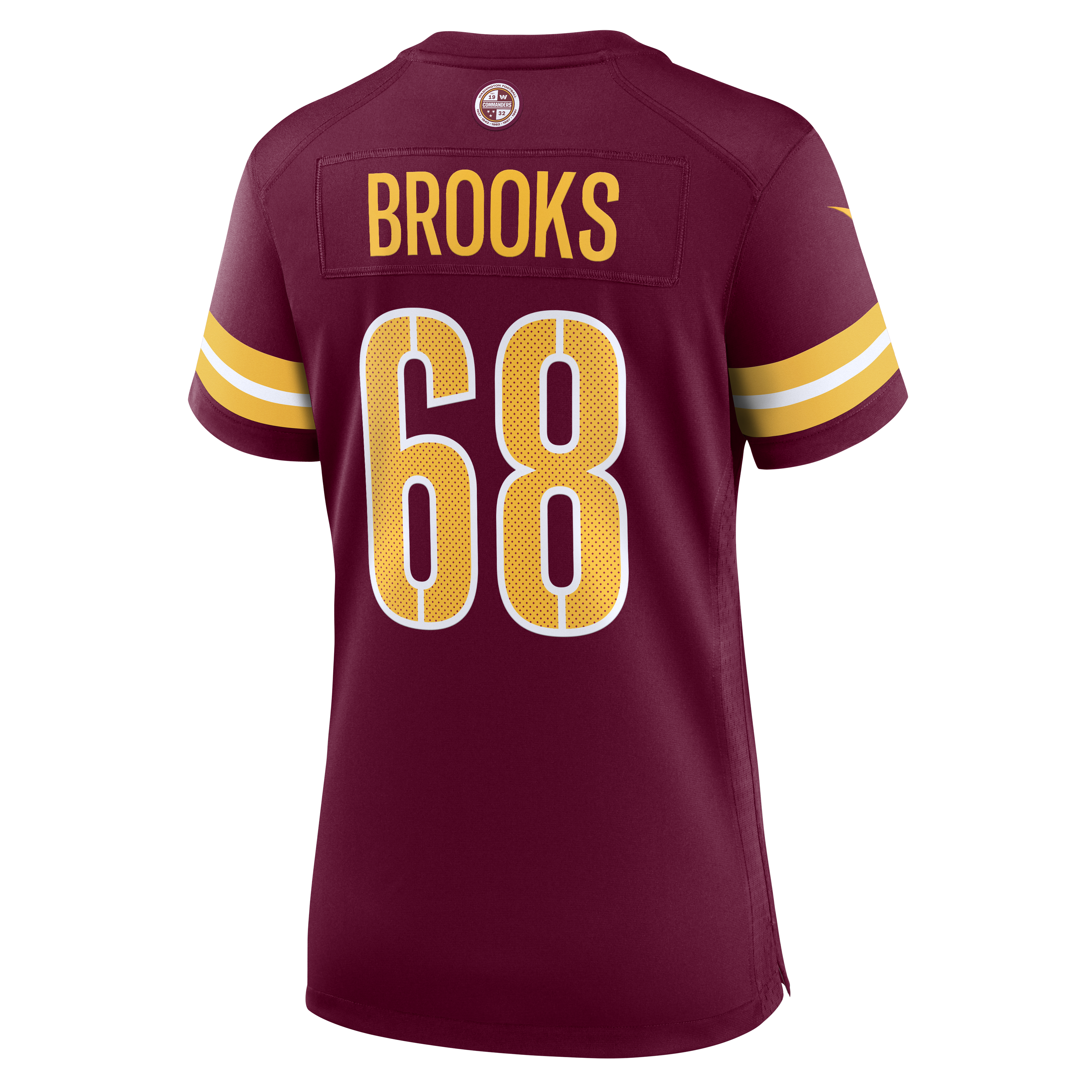 Curtis Brooks Washington Commanders Nike Women's  Game Jersey - Burgundy