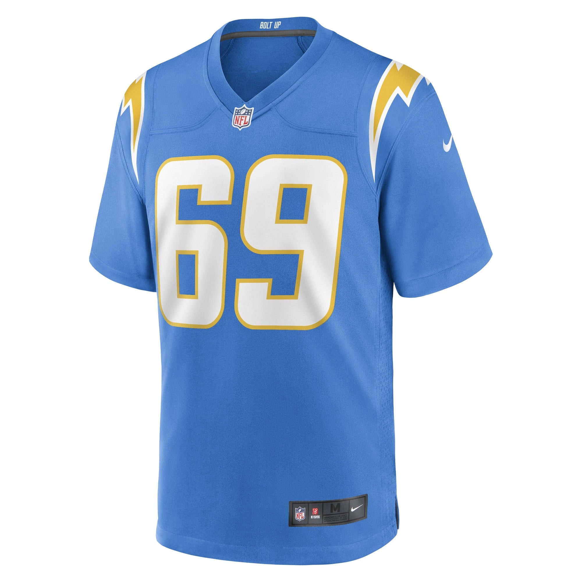Men's Nike Sebastian Joseph-Day Powder Blue Los Angeles Chargers Game Player Jersey