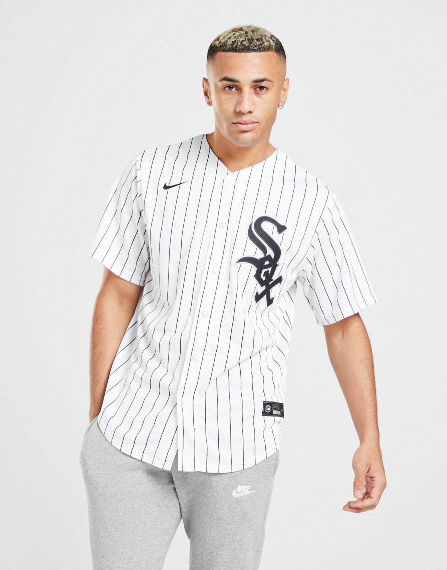 Clearance Nike MLB Chicago White Sox Home Jersey Herre Hvid S