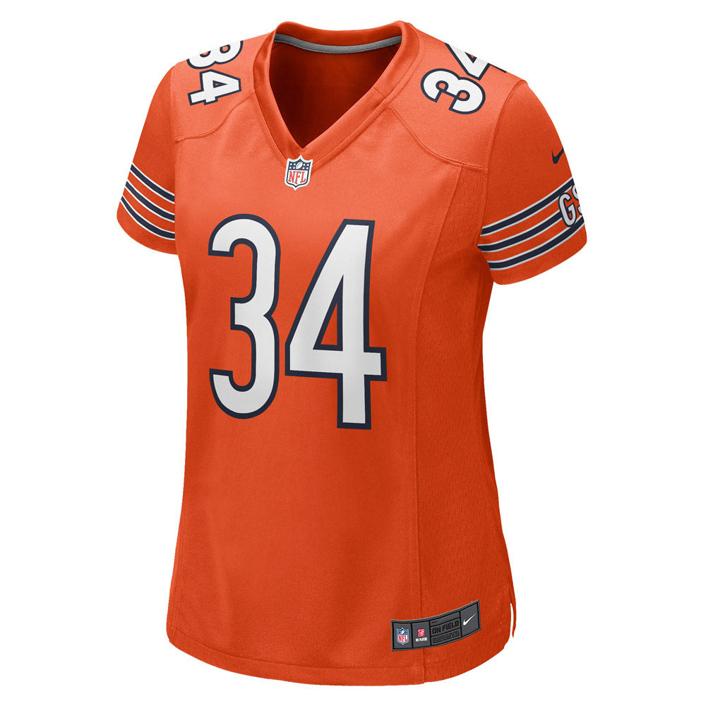 Women's Chicago Bears Walter Payton Retired Player Jersey Orange