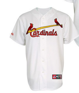 Discount Majestic Senior MLB Authentics Jersey- Cardinals X-Large