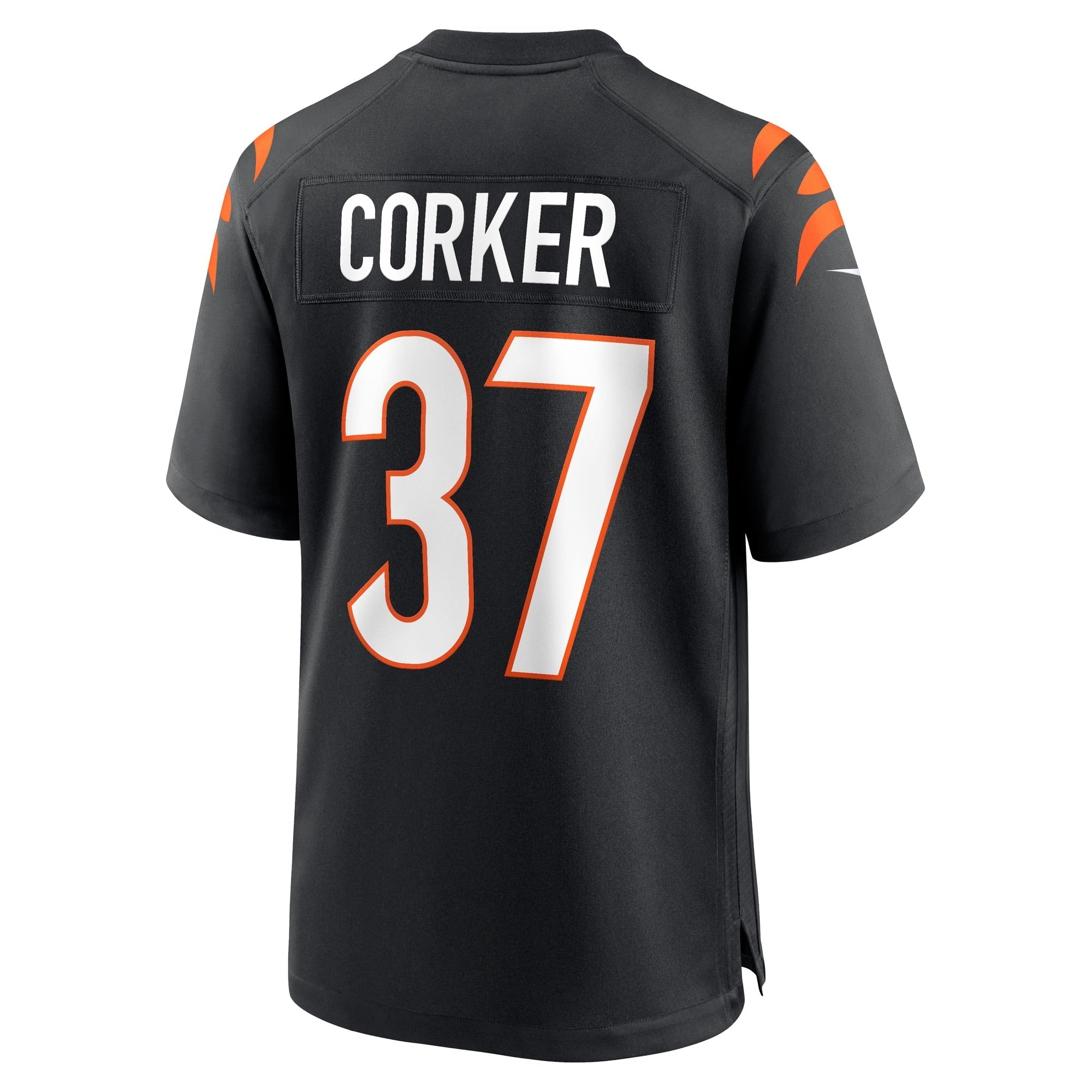 Men's Nike Yusuf Corker Black Cincinnati Bengals Game Player Jersey