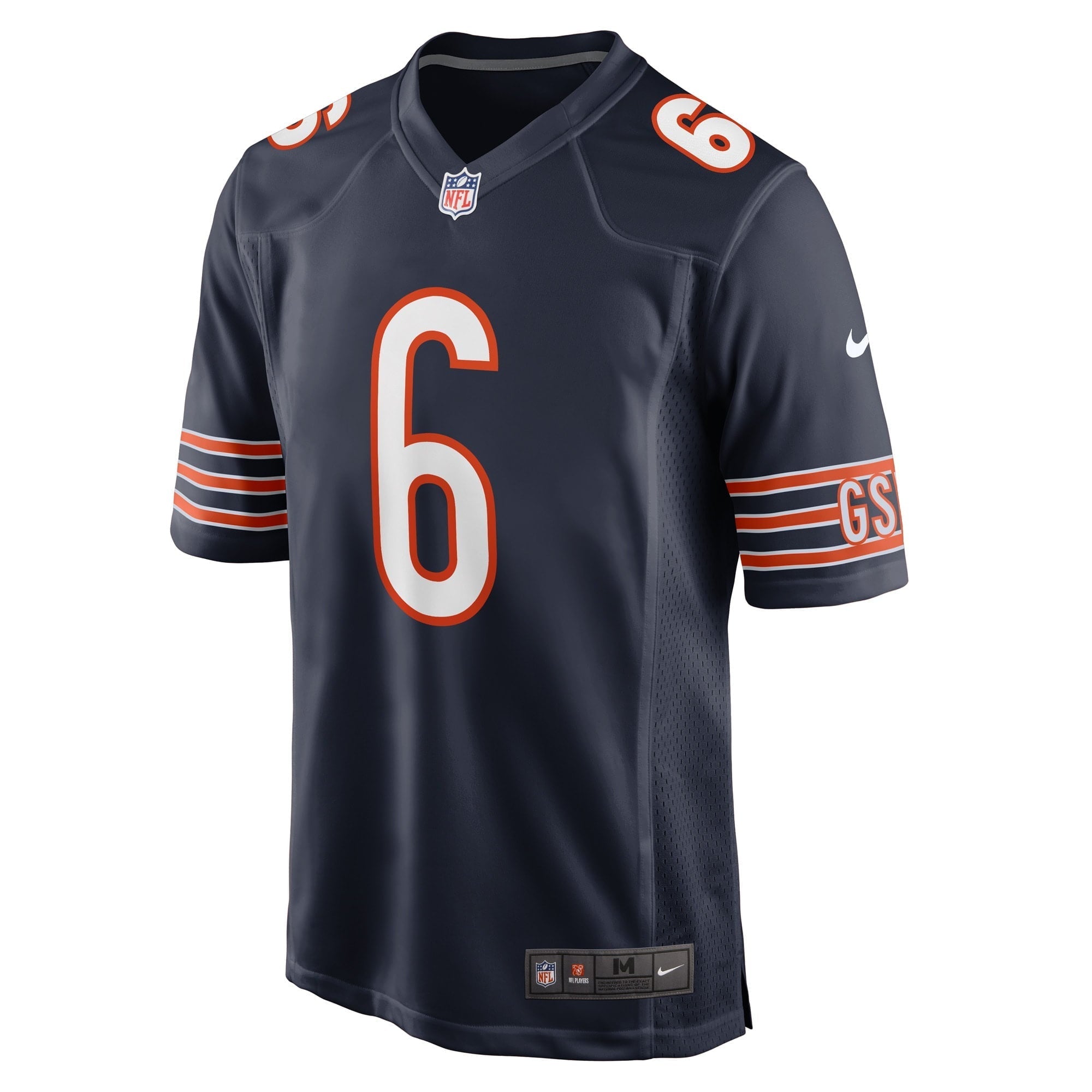 Men's Nike Kyler Gordon Navy Chicago Bears Game Player Jersey