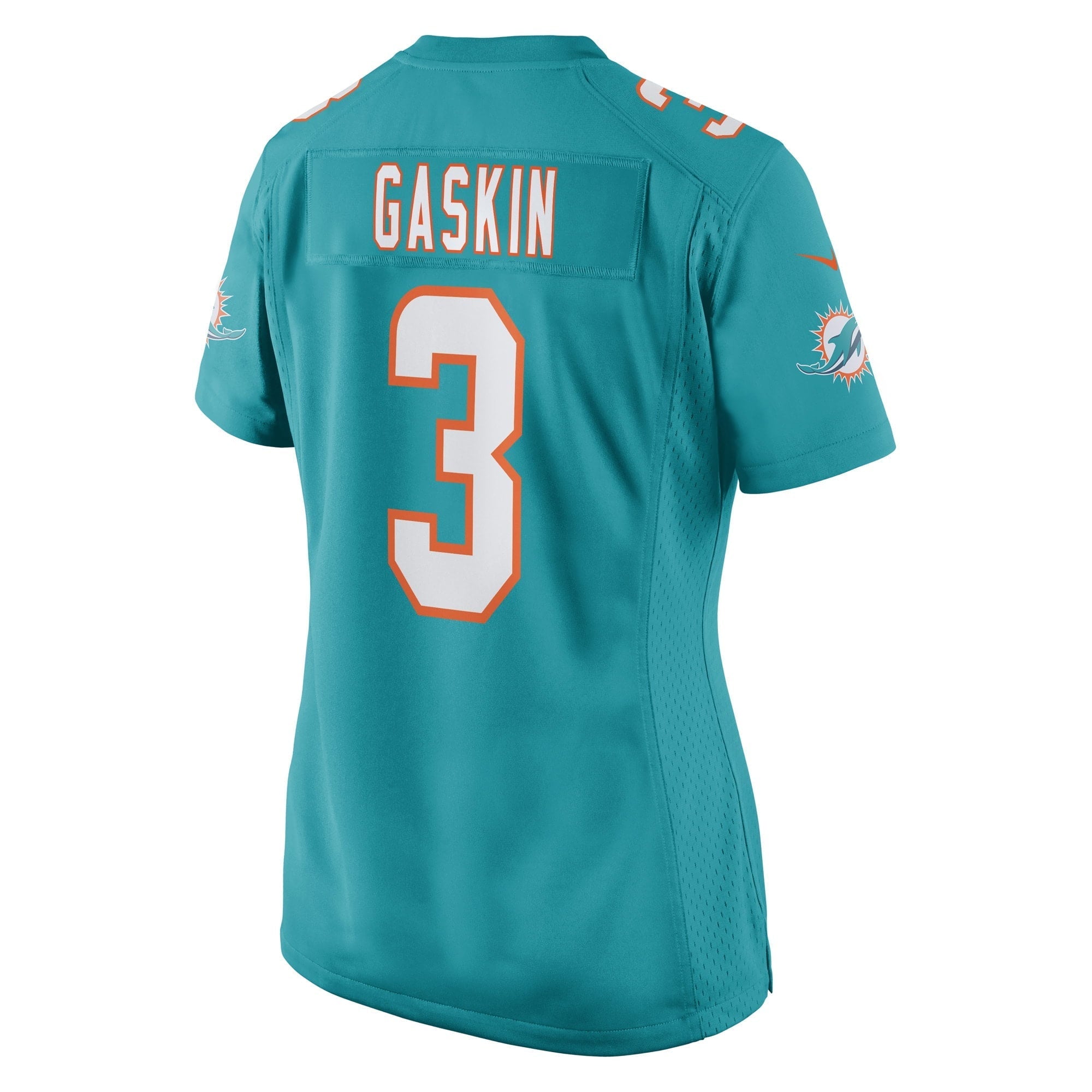 Women's Nike Myles Gaskin Aqua Miami Dolphins Game Player Jersey