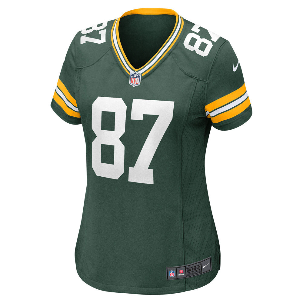 Women's Green Bay Packers Romeo Doubs Player Game Jersey Green