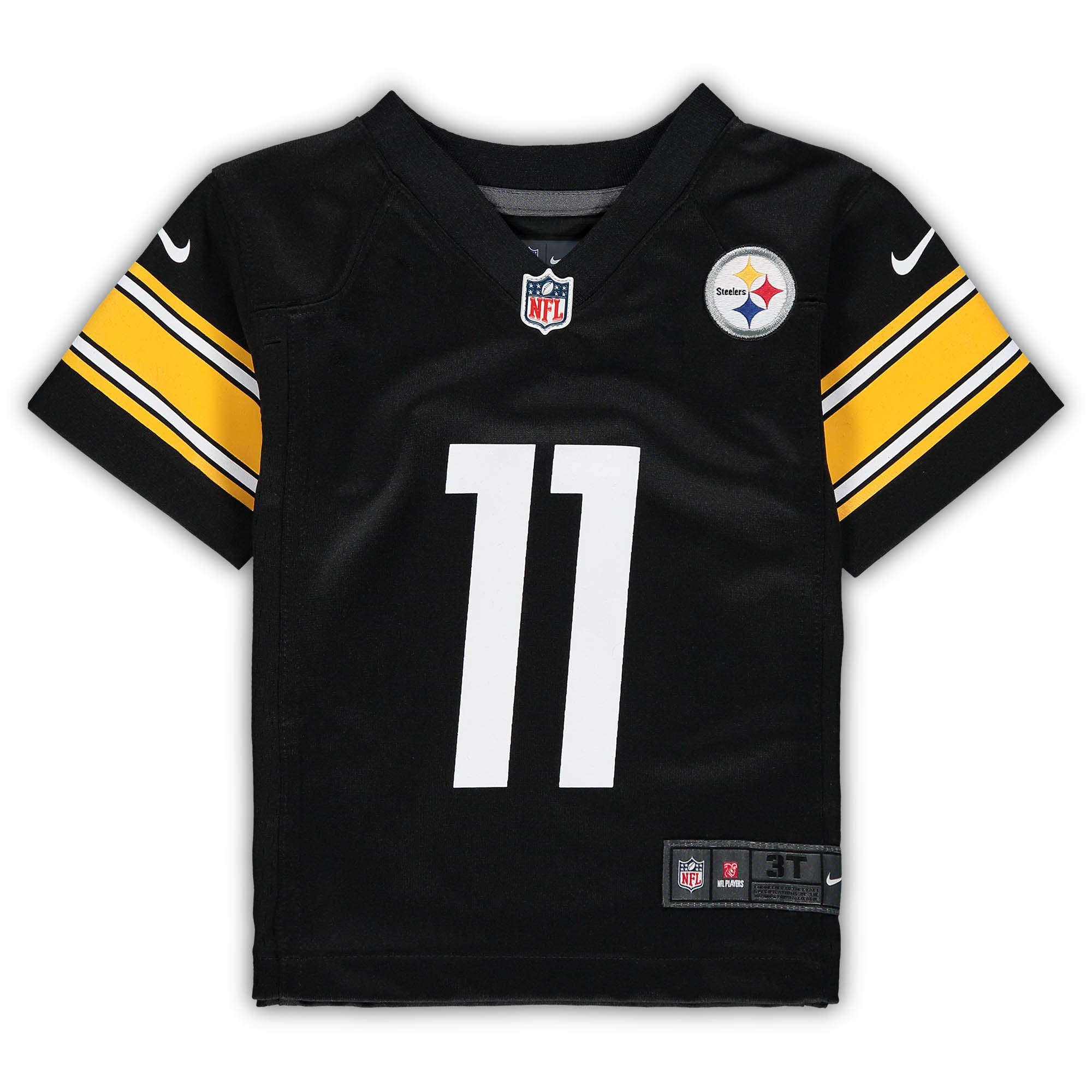 Toddler Nike Chase Claypool Black Pittsburgh Steelers Game Jersey