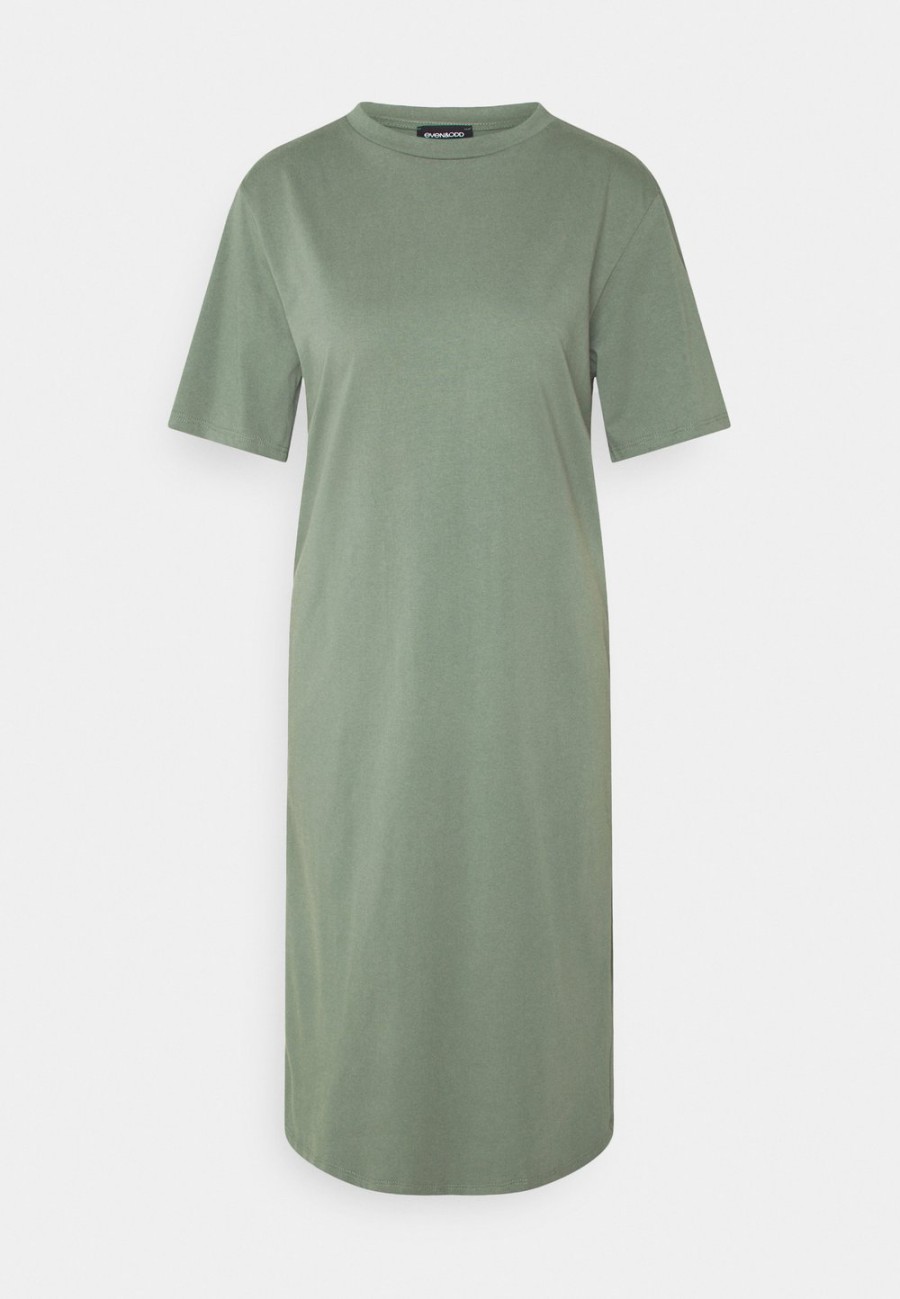 Outlet Garantie De Qualité 100% Even&Odd Basic midi Jerseykleid – Robe en jersey robes col rond femme XS