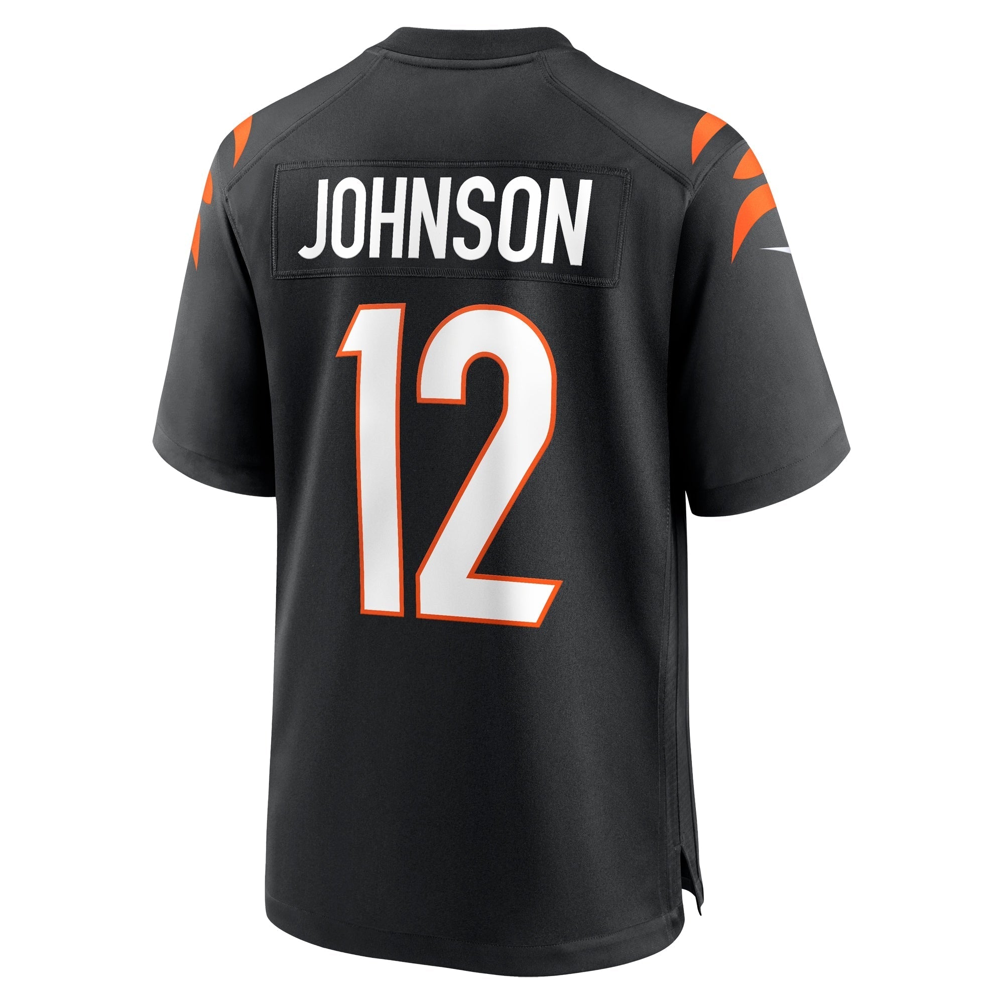Men's Nike Tyron Johnson Black Cincinnati Bengals Home Game Player Jersey
