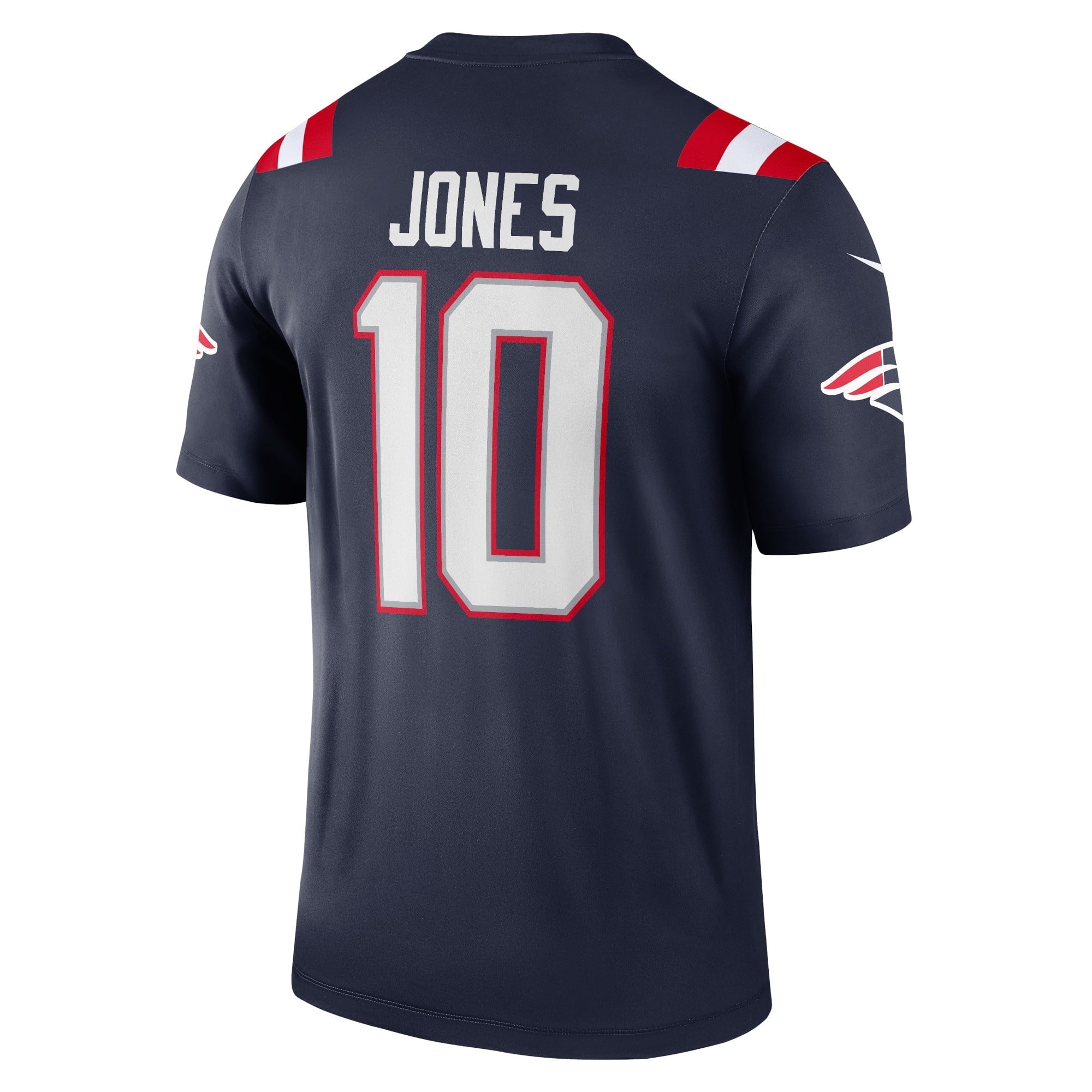 Men's Nike Mac Jones Navy New England Patriots Legend Jersey