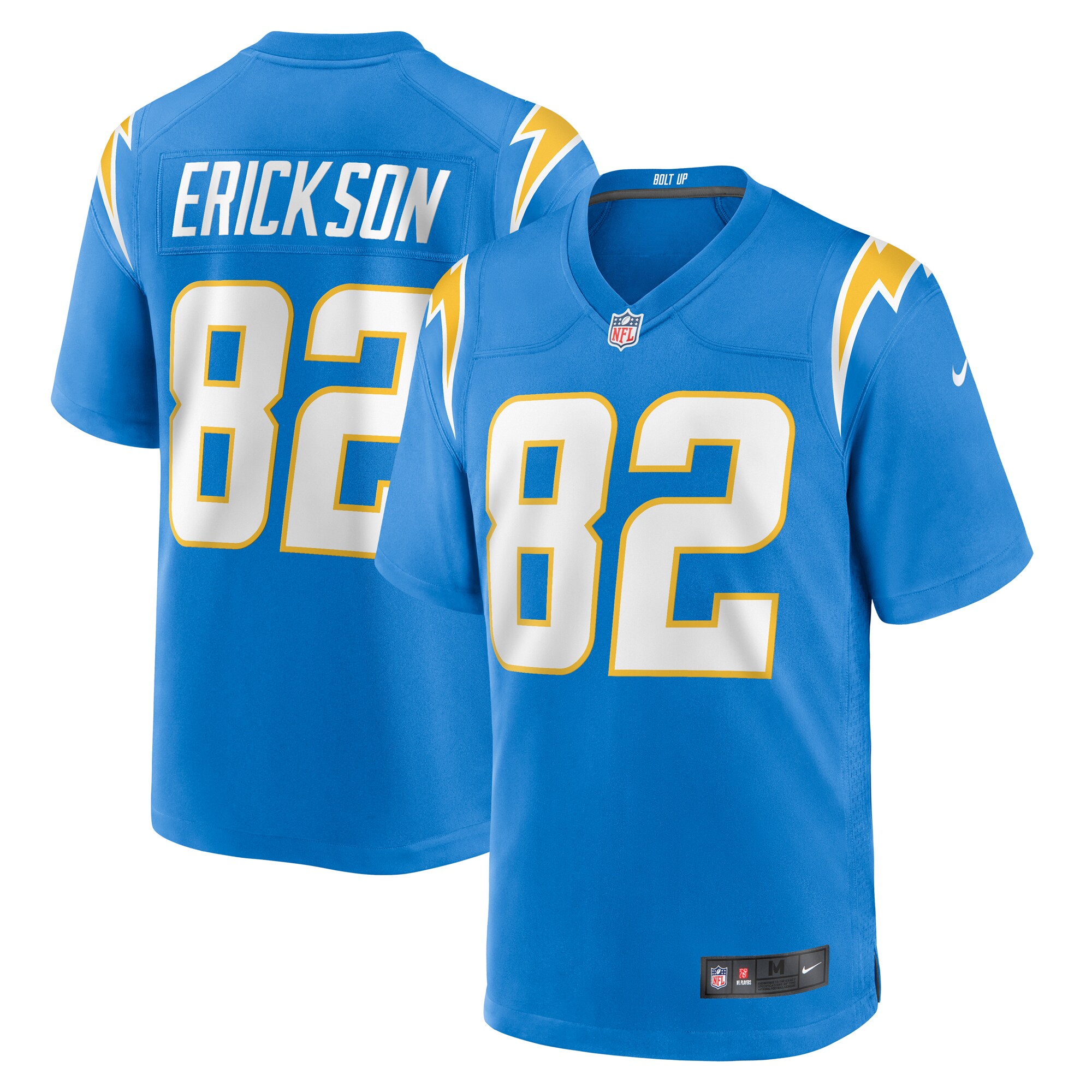 Alex Erickson Los Angeles Chargers Nike Team Game Jersey -  Powder Blue