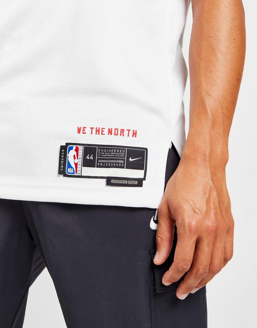 Cheap Nike NBA Toronto Raptors Siakam #43 Swingman Jersey Hvid XS