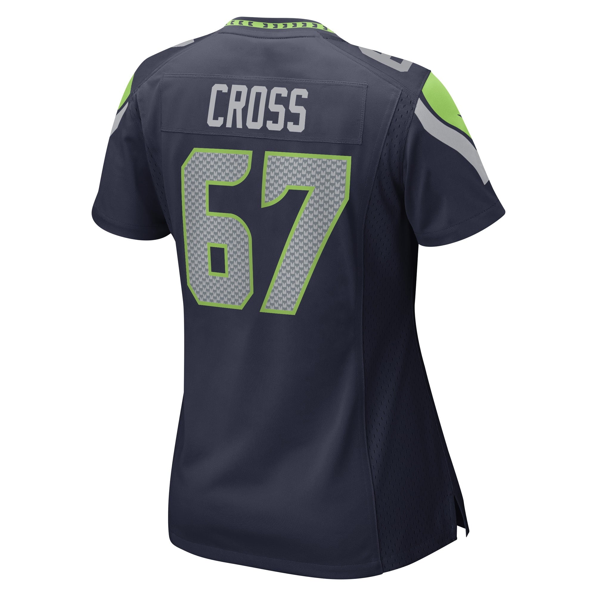 Women's Nike Charles Cross College Navy Seattle Seahawks Game Player Jersey
