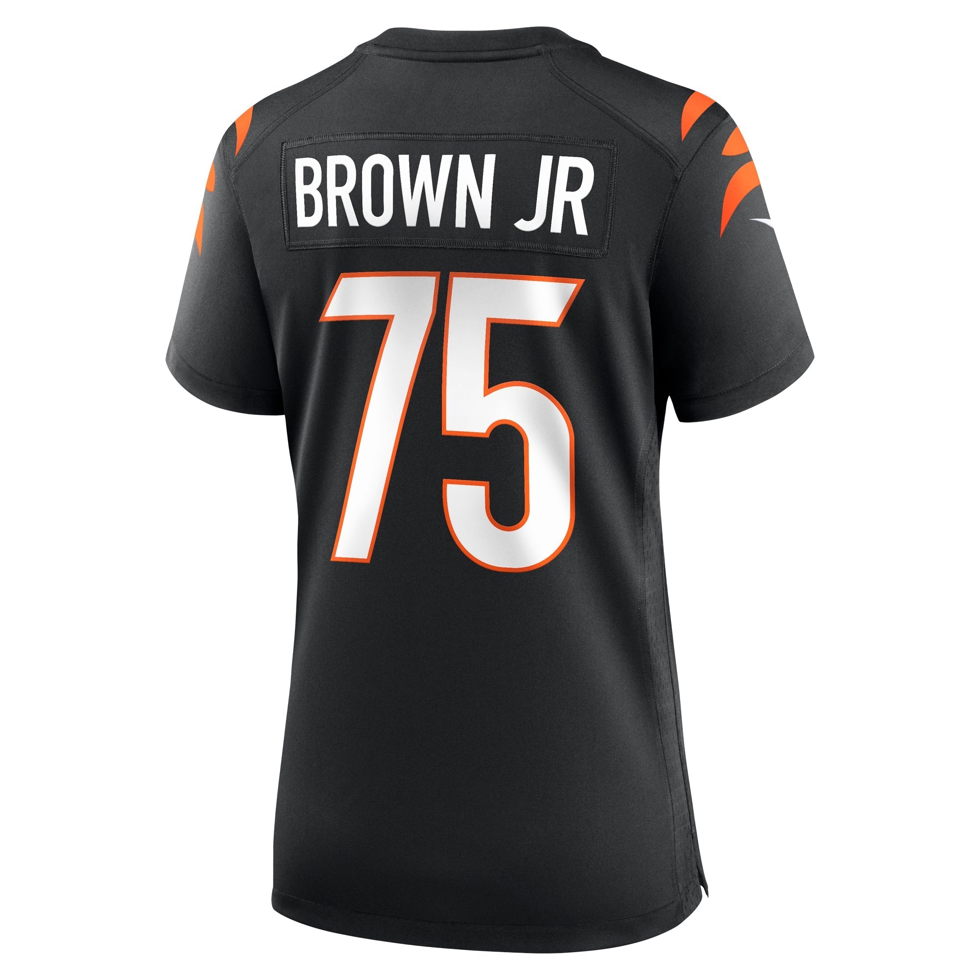 Women's Nike Orlando Brown Jr. Black Cincinnati Bengals Team Game Jersey