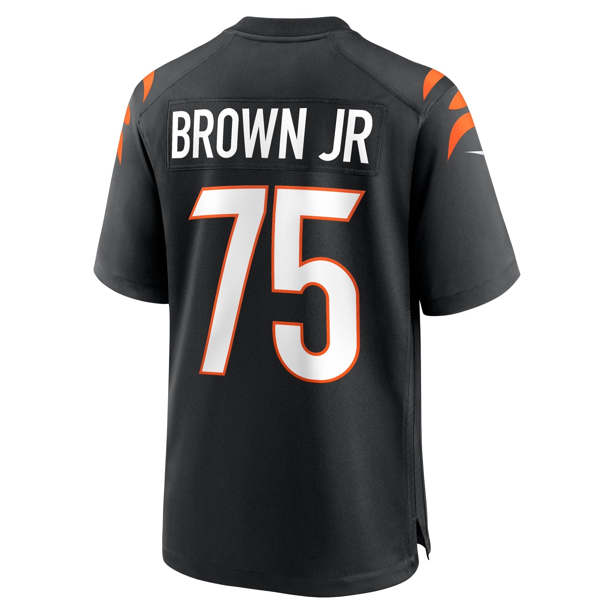 Men's Nike Orlando Brown Jr. Black Cincinnati Bengals Team Game Jersey