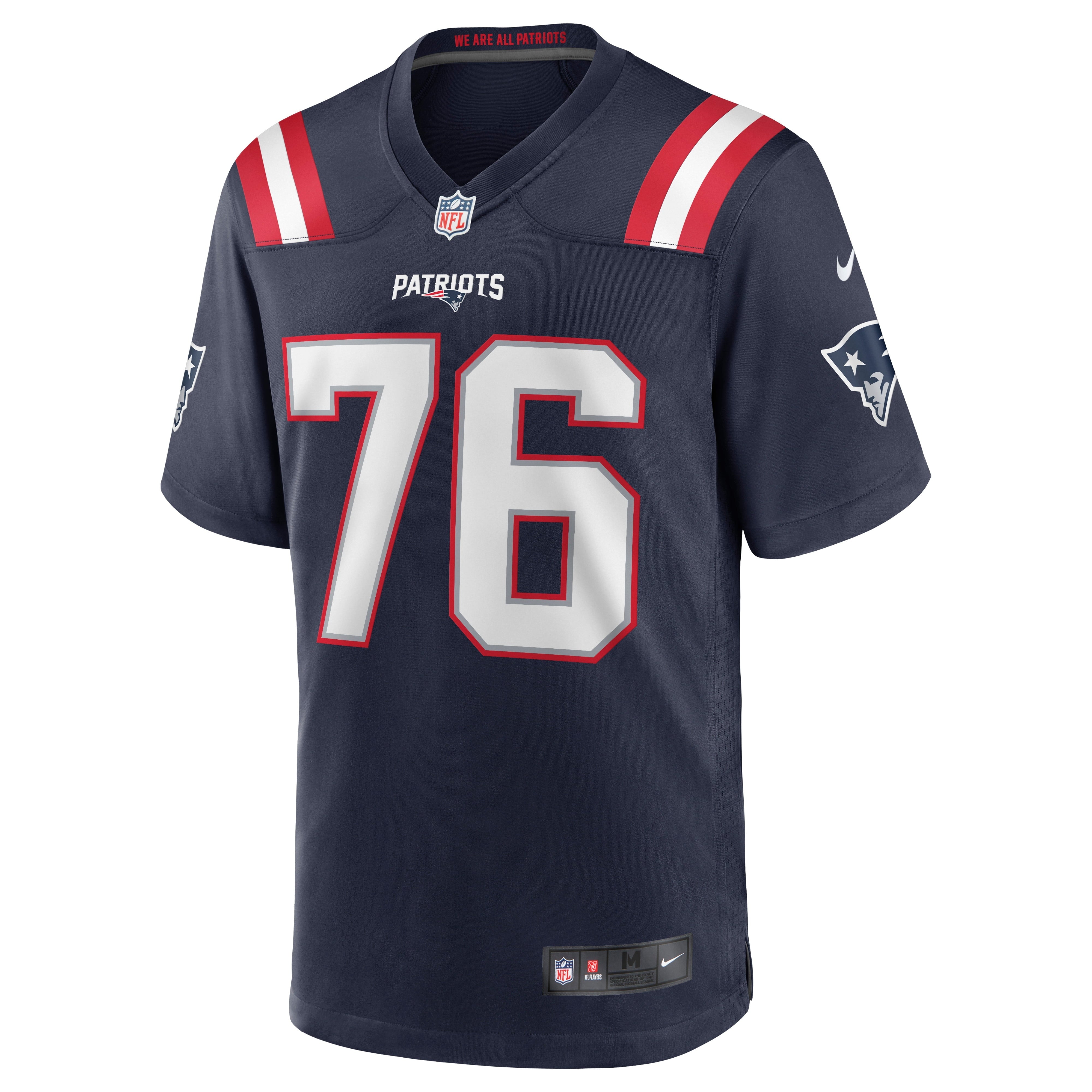 Men's Nike Isaiah Wynn Navy New England Patriots Game Jersey