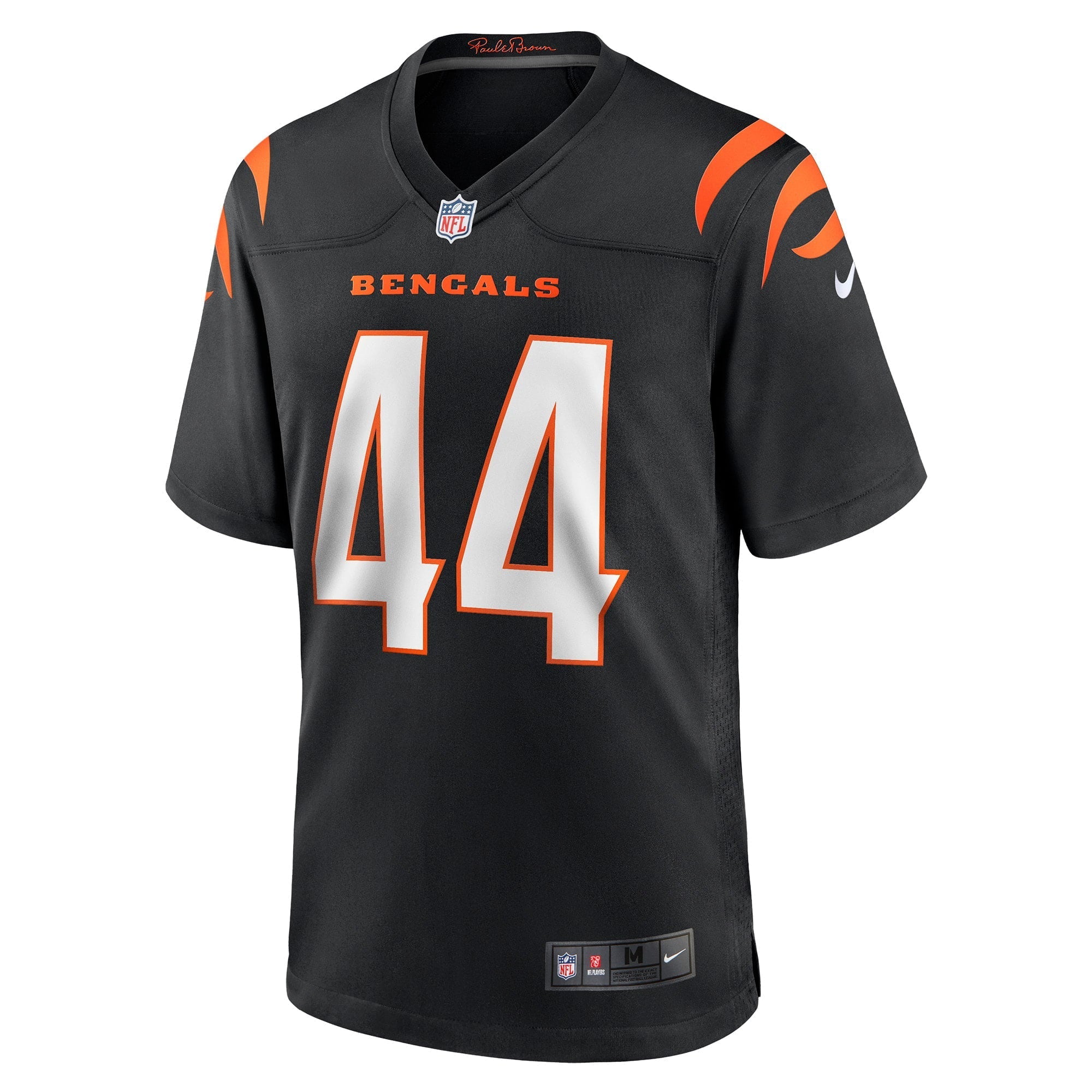 Men's Nike Clay Johnston Black Cincinnati Bengals Game Jersey