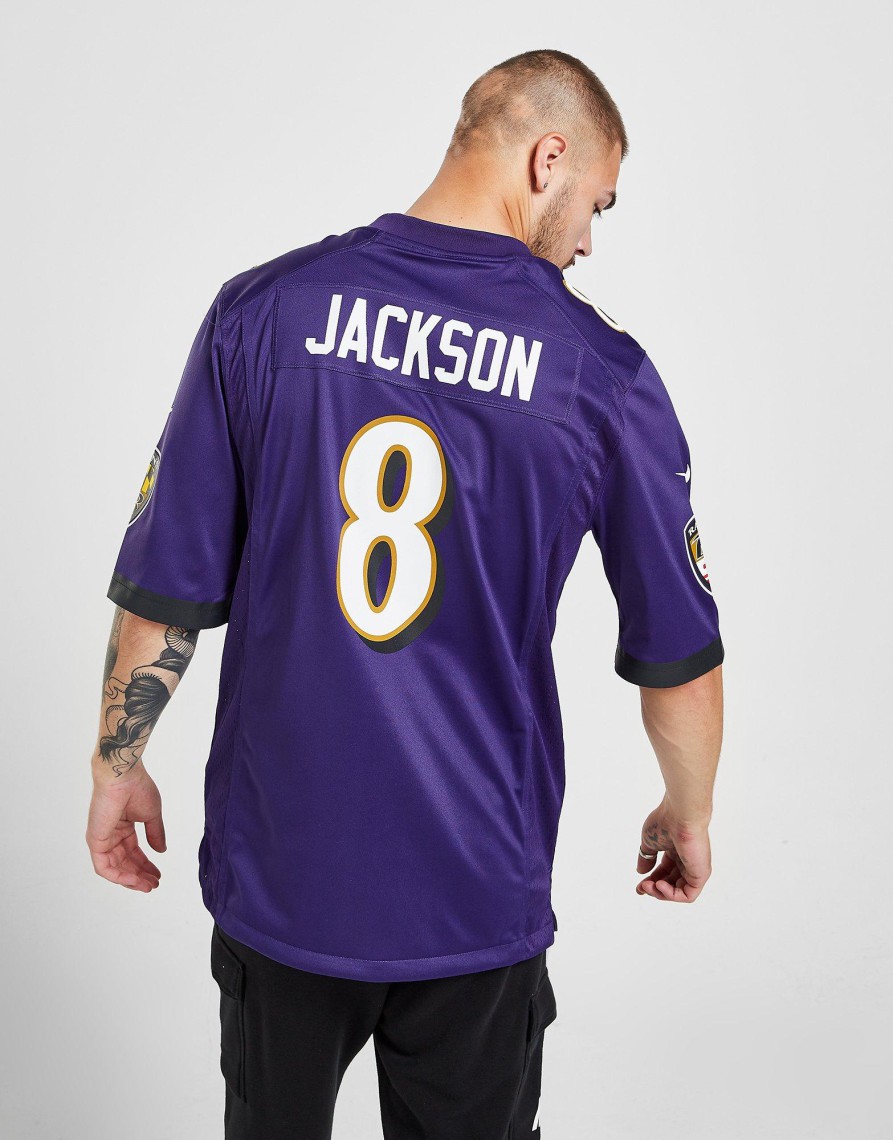 Outlet Nike NFL Baltimore Ravens Jackson #8 Jersey Lilla S