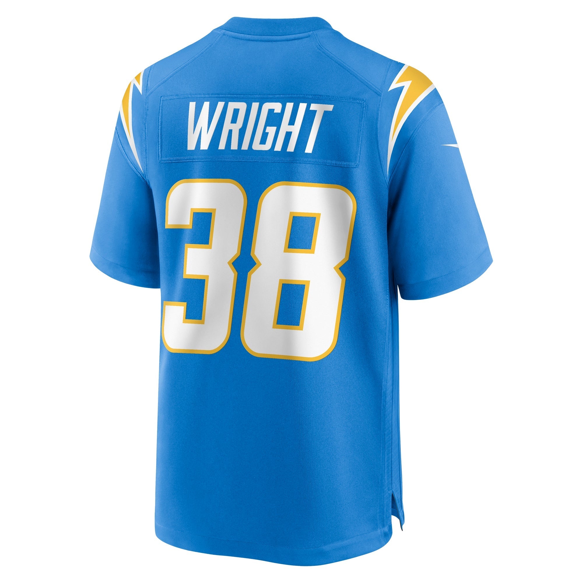 Men's Nike Milton Wright Powder Blue Los Angeles Chargers  Game Jersey