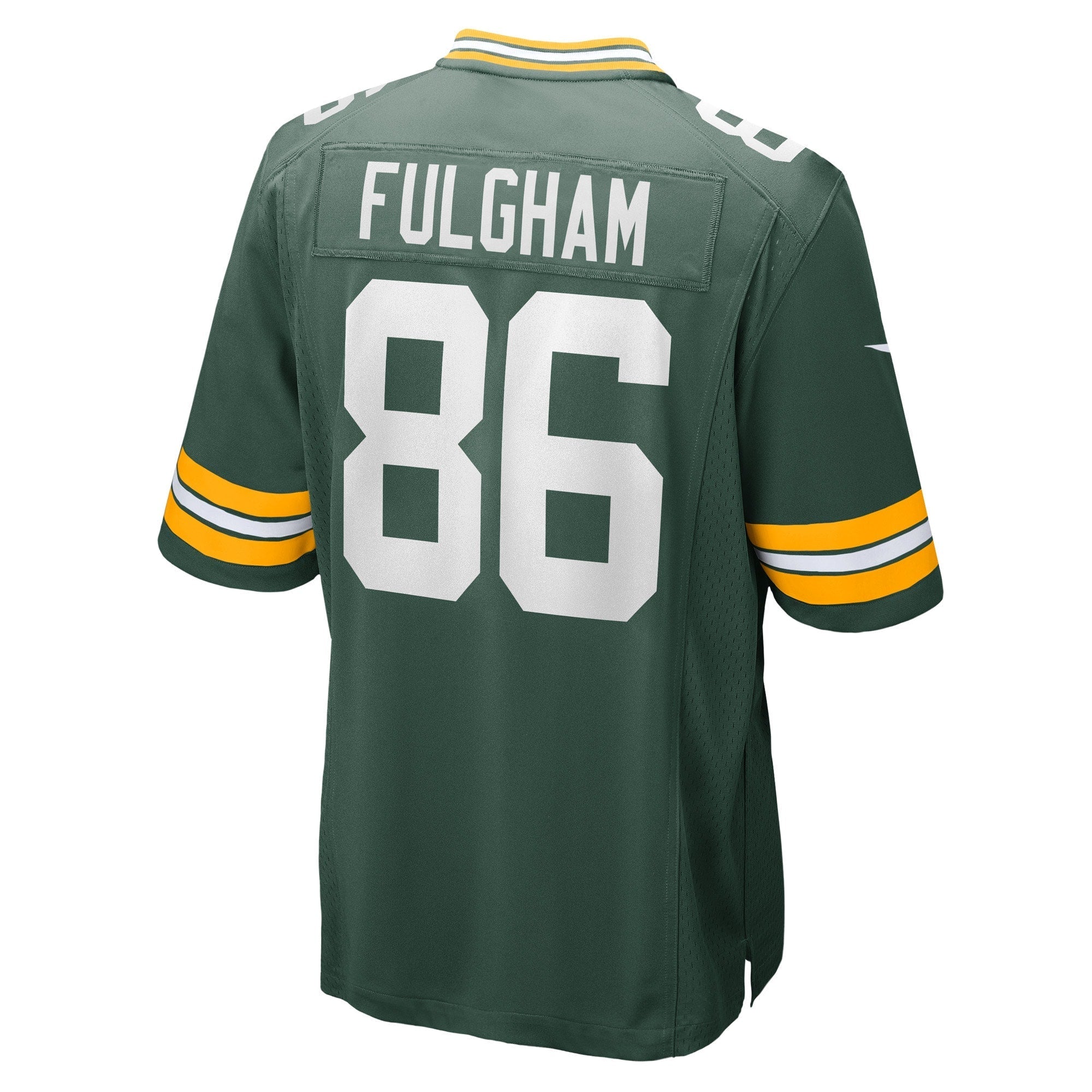 Men's Nike Travis Fulgham Green Green Bay Packers Game Player Jersey