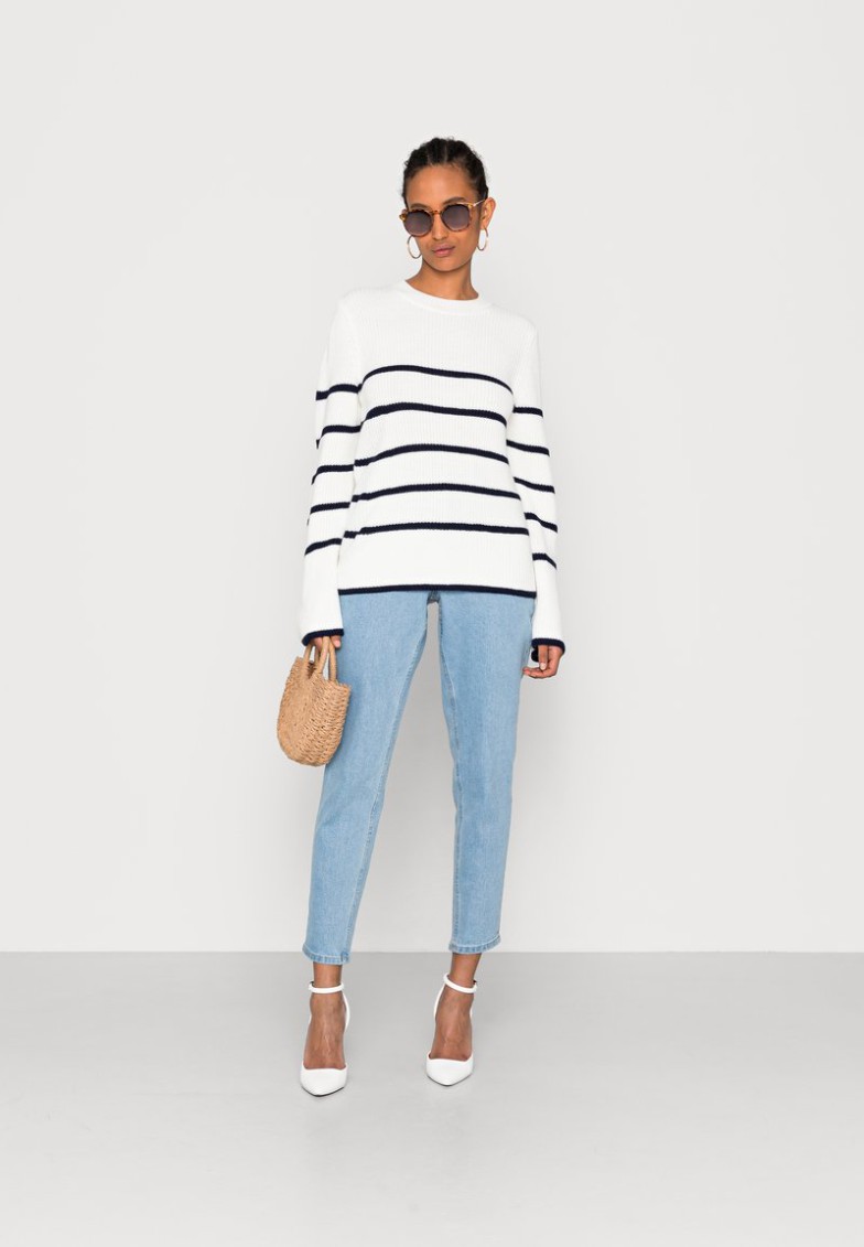 Outlet Anna Field Jersey De Punto – Off White, Mujer L