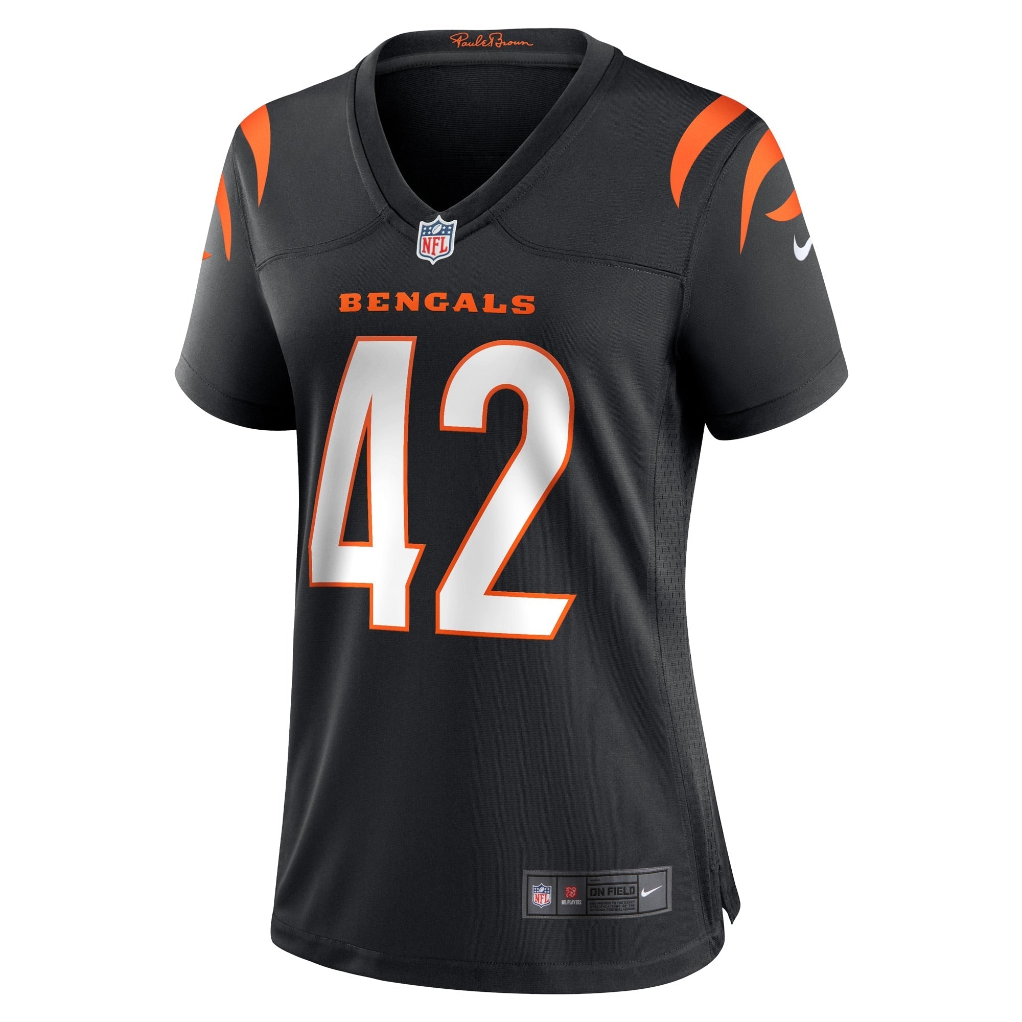 Women's Nike Allan George Black Cincinnati Bengals Game Player Jersey