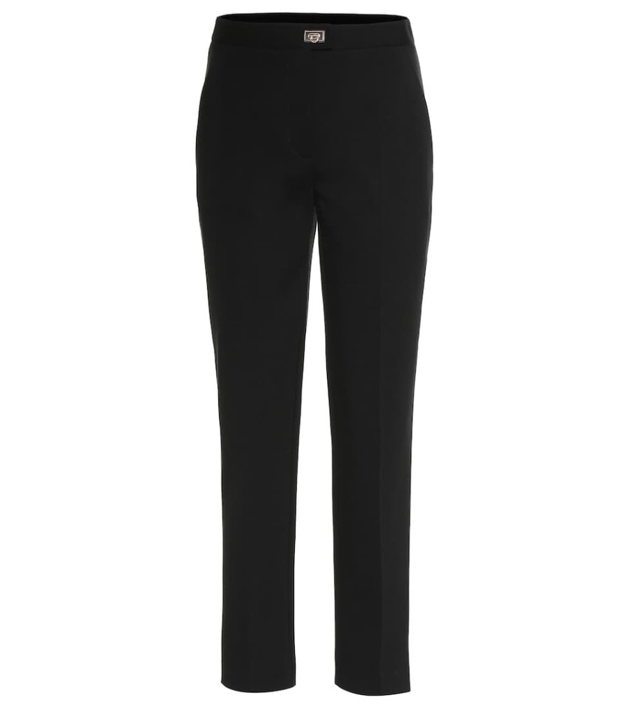 Discount High-rise jersey pants Salvatore Ferragamo Sale IT 38 / US 2