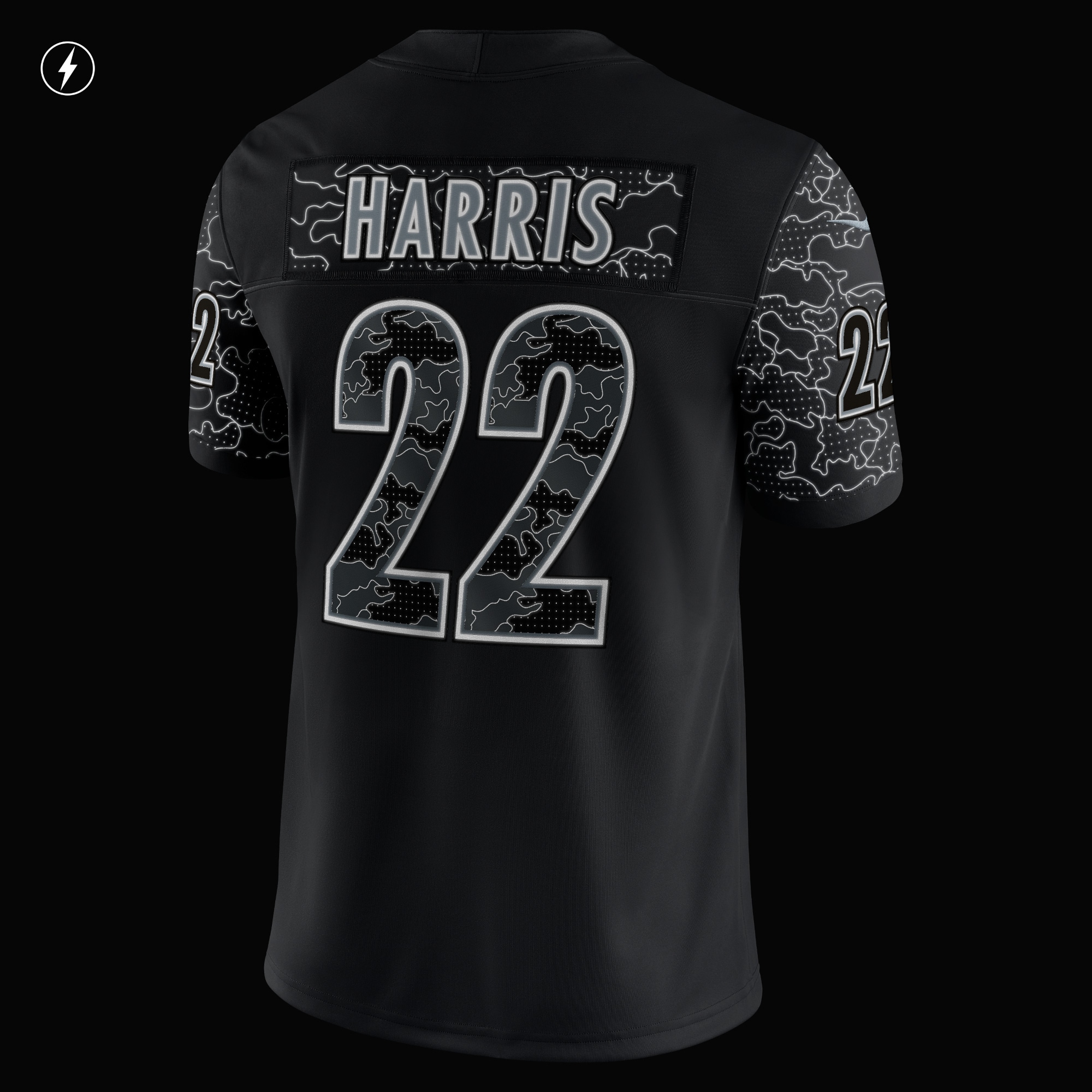 Najee Harris Pittsburgh Steelers Nike RFLCTV Limited Jersey - Black
