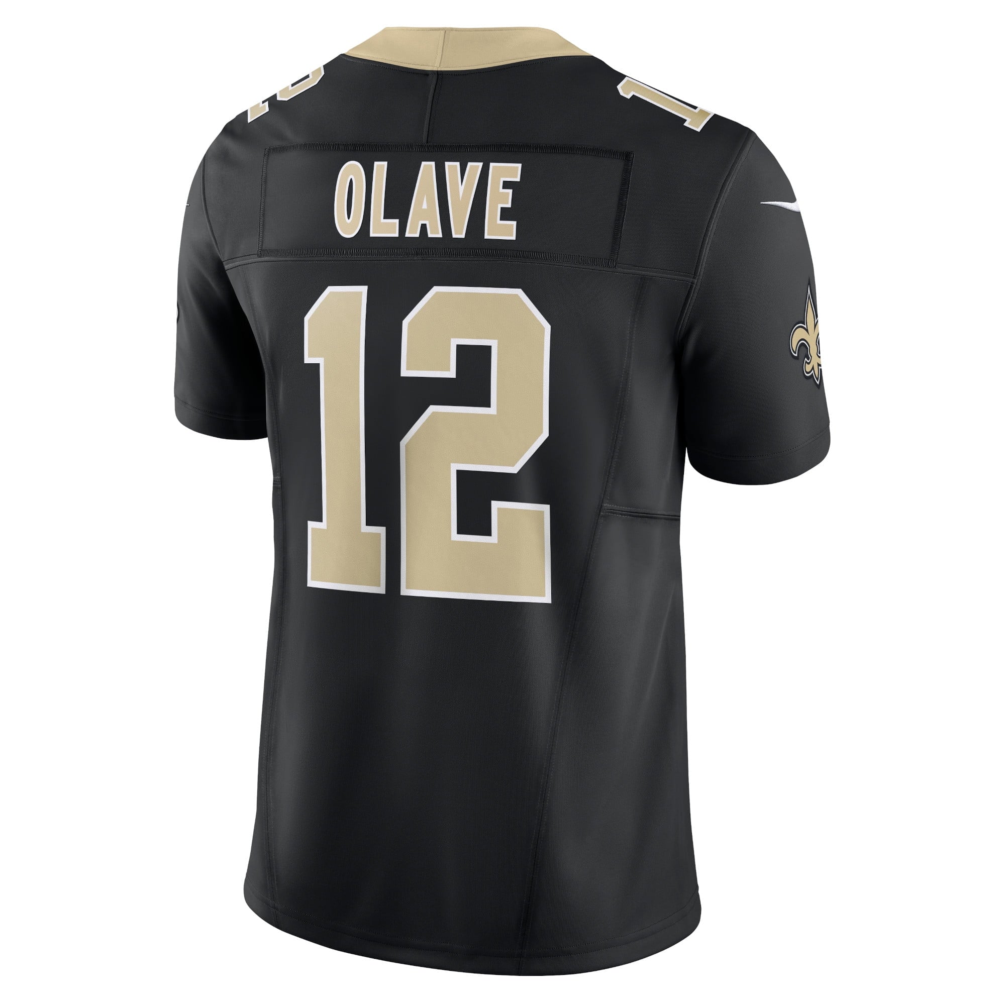 Men's Nike Chris Olave Black New Orleans Saints Vapor F.U.S.E. Limited Jersey