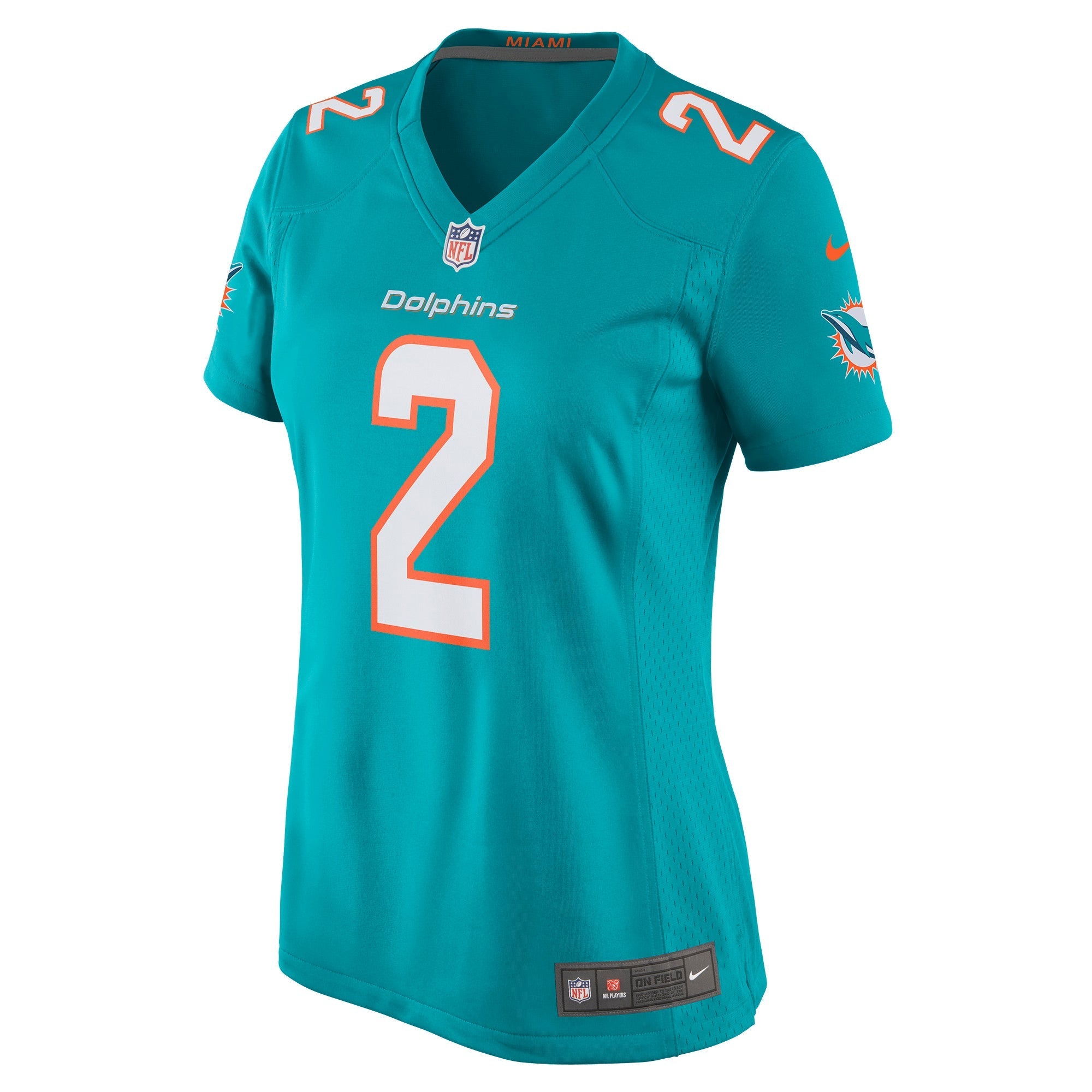Women's Nike Bradley Chubb Aqua Miami Dolphins Game Player Jersey