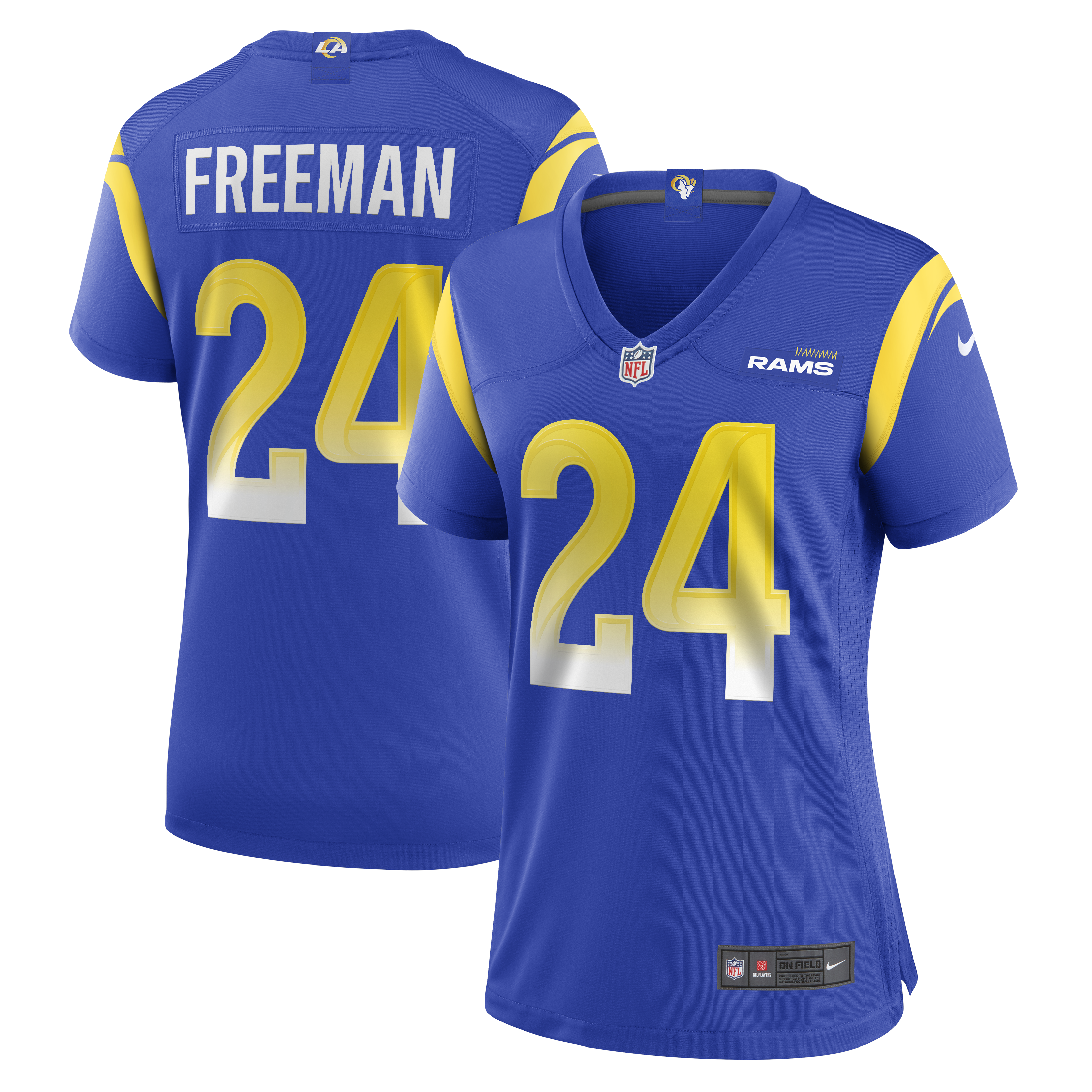 Royce Freeman Los Angeles Rams Nike Women's  Game Jersey - Royal