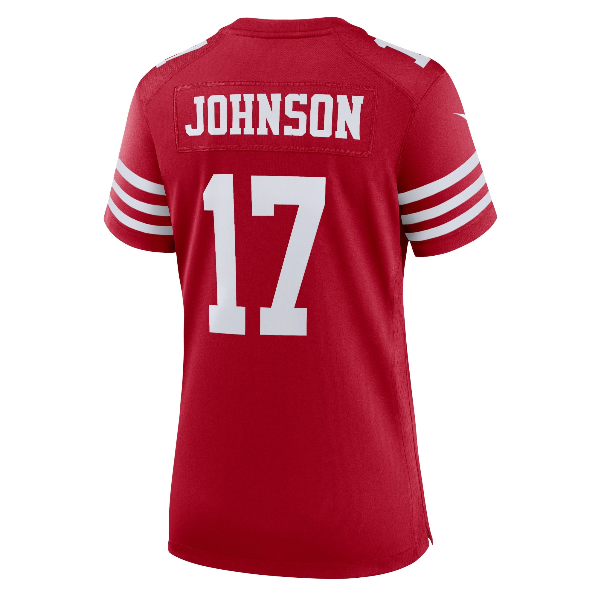 Women's Nike Josh Johnson Scarlet San Francisco 49ers Home Game Player Jersey