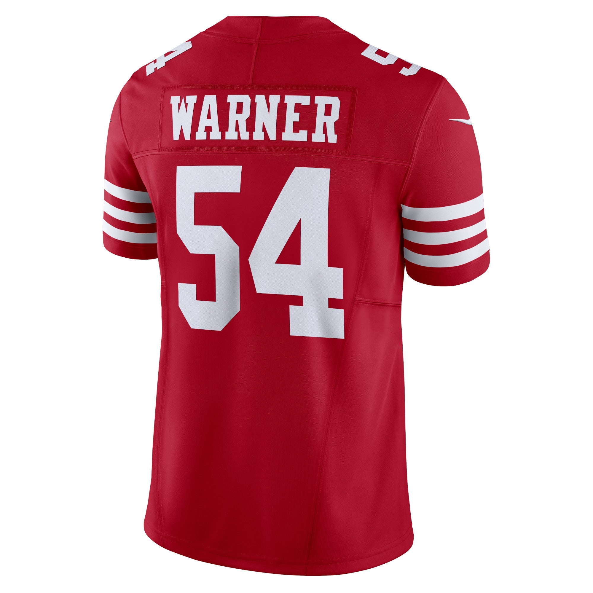 Men's Nike Fred Warner Scarlet San Francisco 49ers Vapor F.U.S.E. Limited Jersey