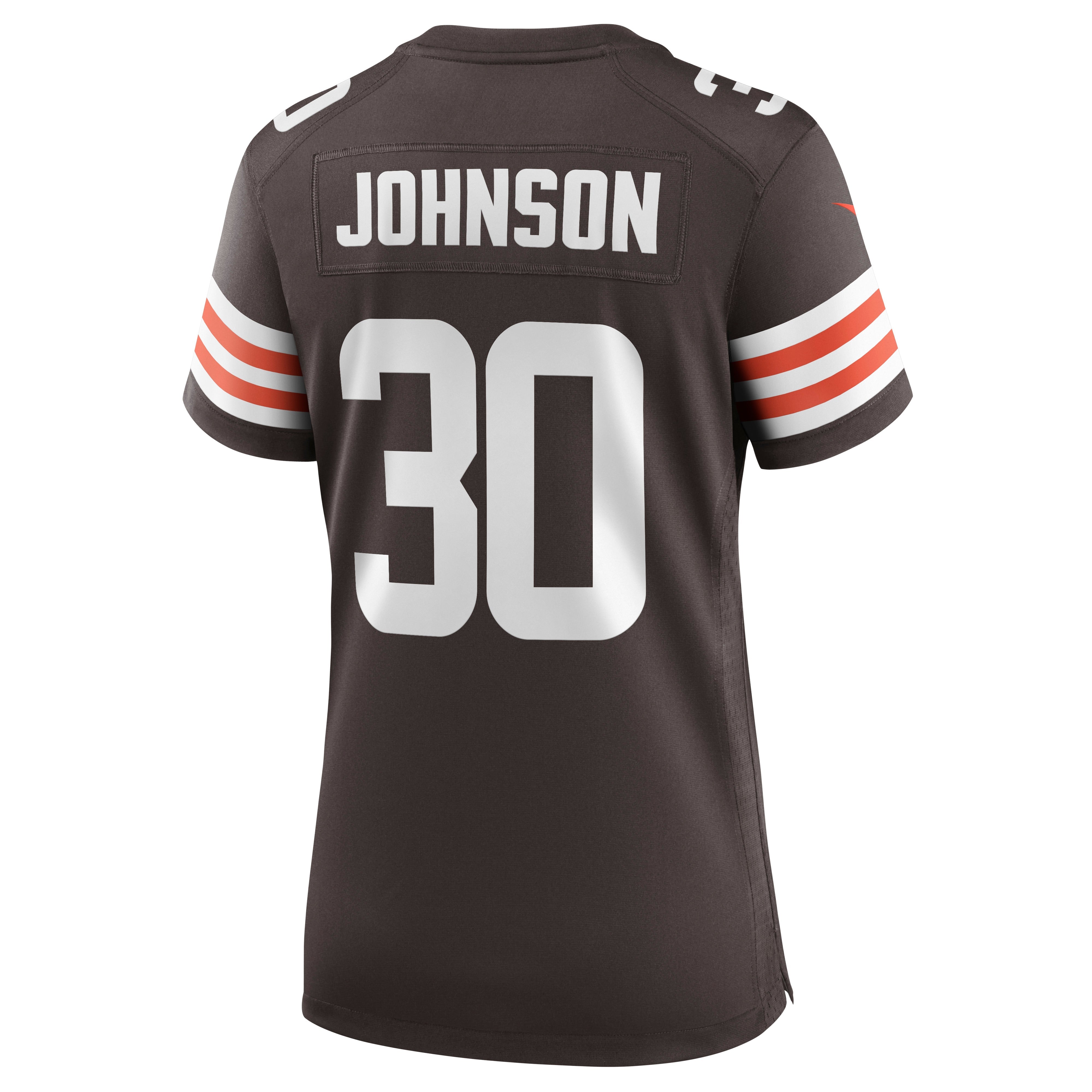 Women's Nike D'Ernest Johnson Brown Cleveland Browns Game Jersey