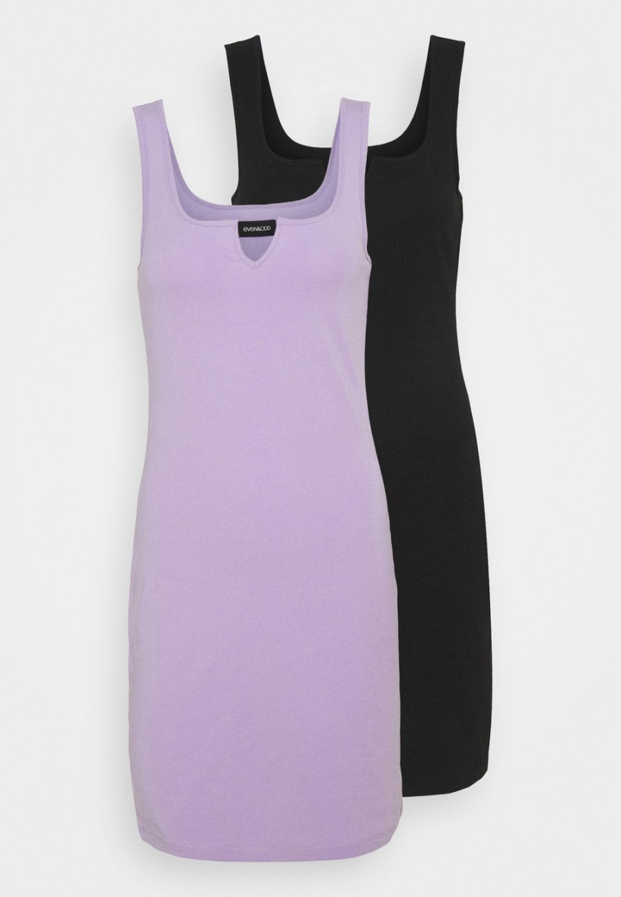 Clearance Even&Odd 2 PACK – Robe en jersey Haute Qualité robes col en v profond femme XS