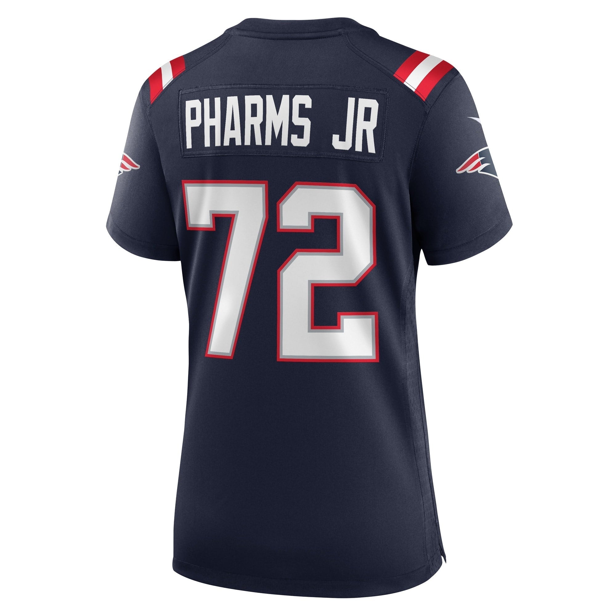 Women's Nike Jeremiah Pharms Jr. Navy New England Patriots Game Player Jersey