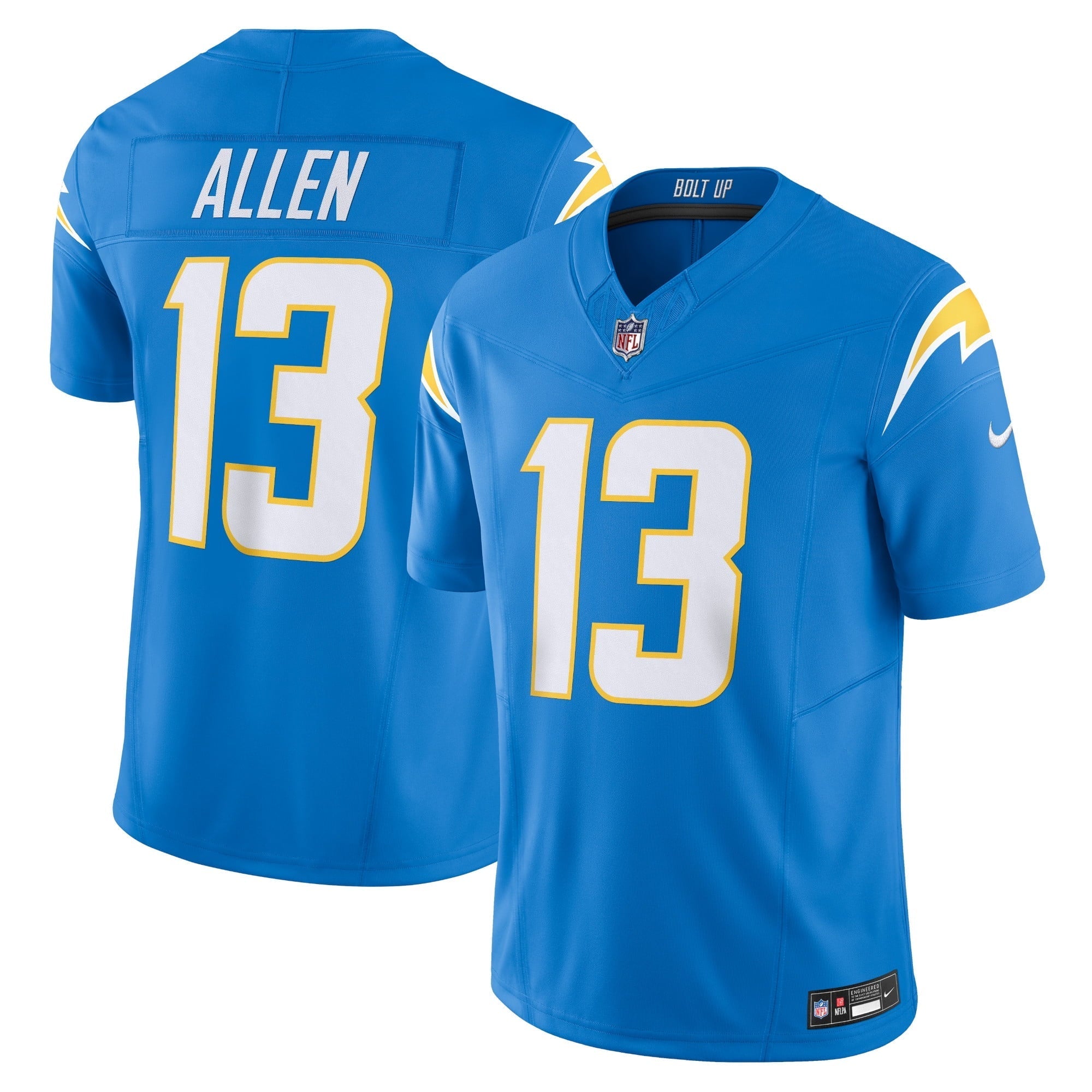 Men's Nike Keenan Allen Powder Blue Los Angeles Chargers Vapor F.U.S.E. Limited Jersey